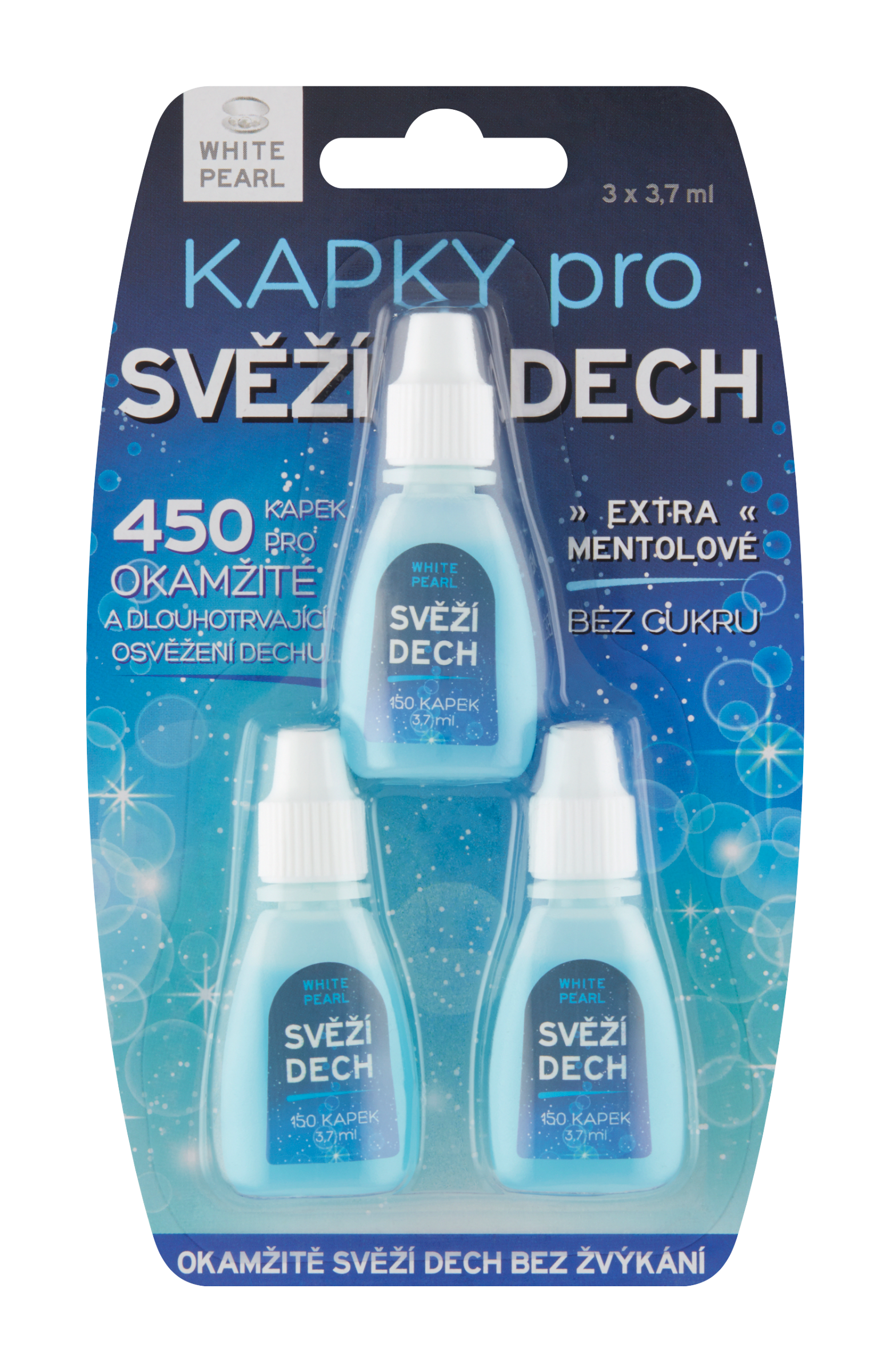 Kapky pro svěží dech