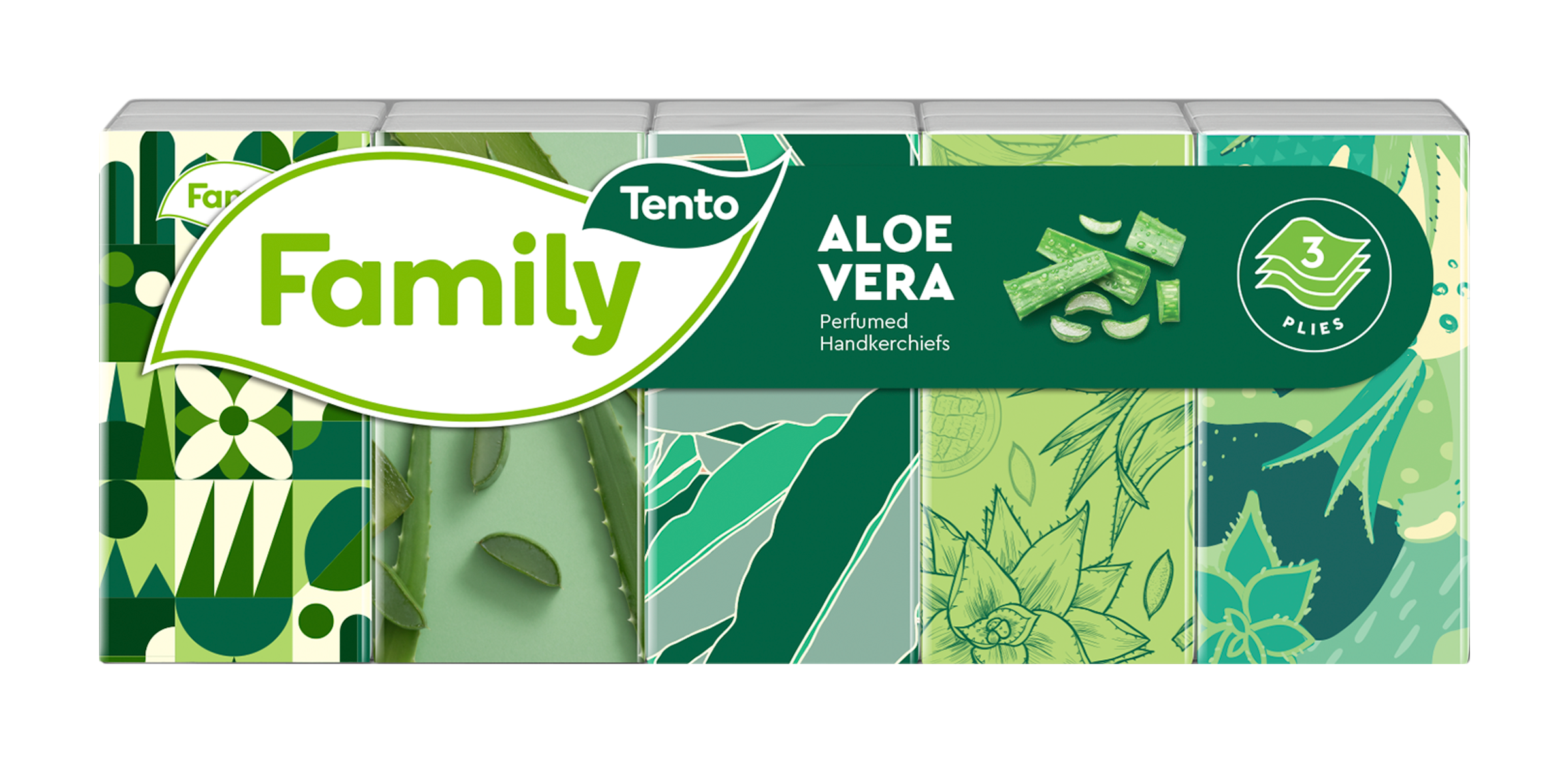 Hygienické kapesníky Aloe Vera 3vrstvé