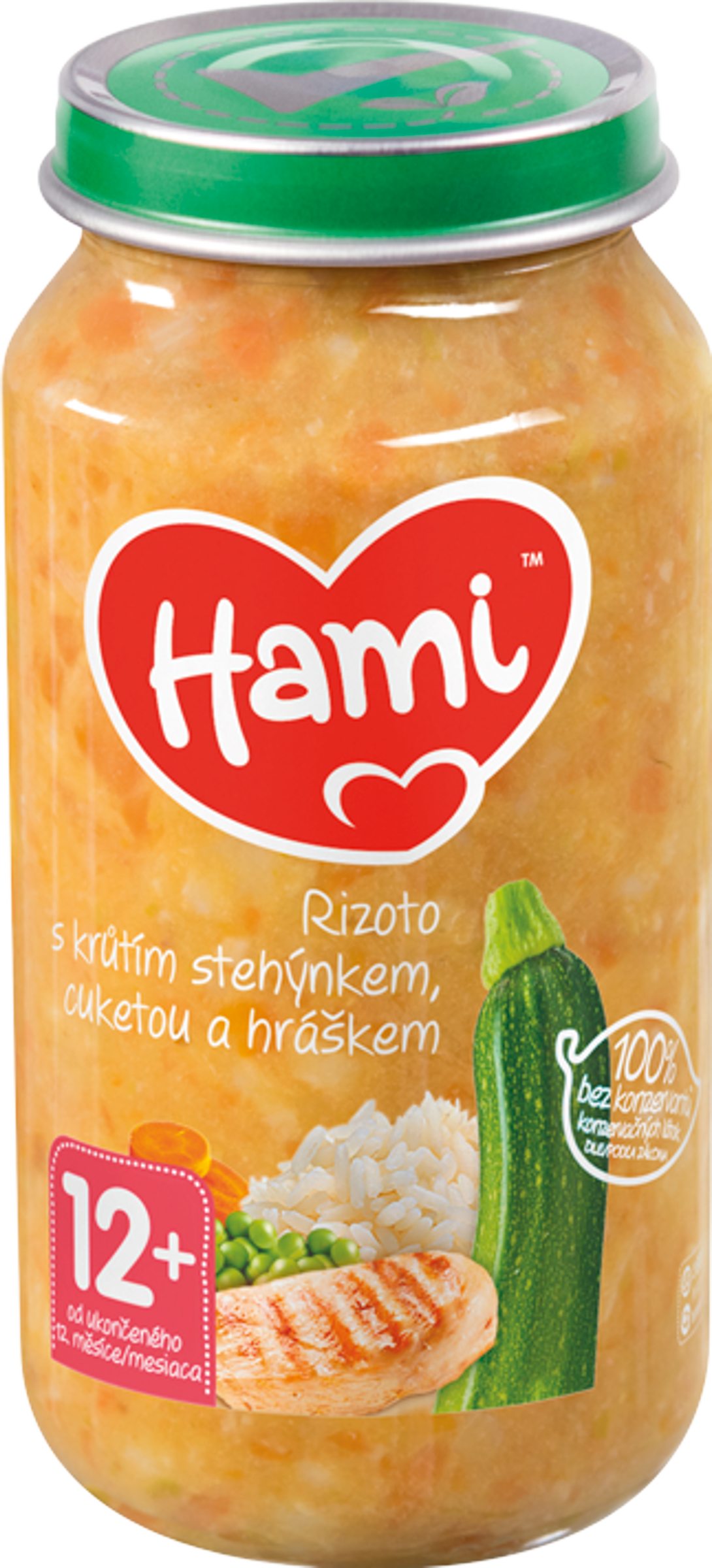Hami Rizoto s krůtím stehýnkem, cuketou a hráškem 250 g