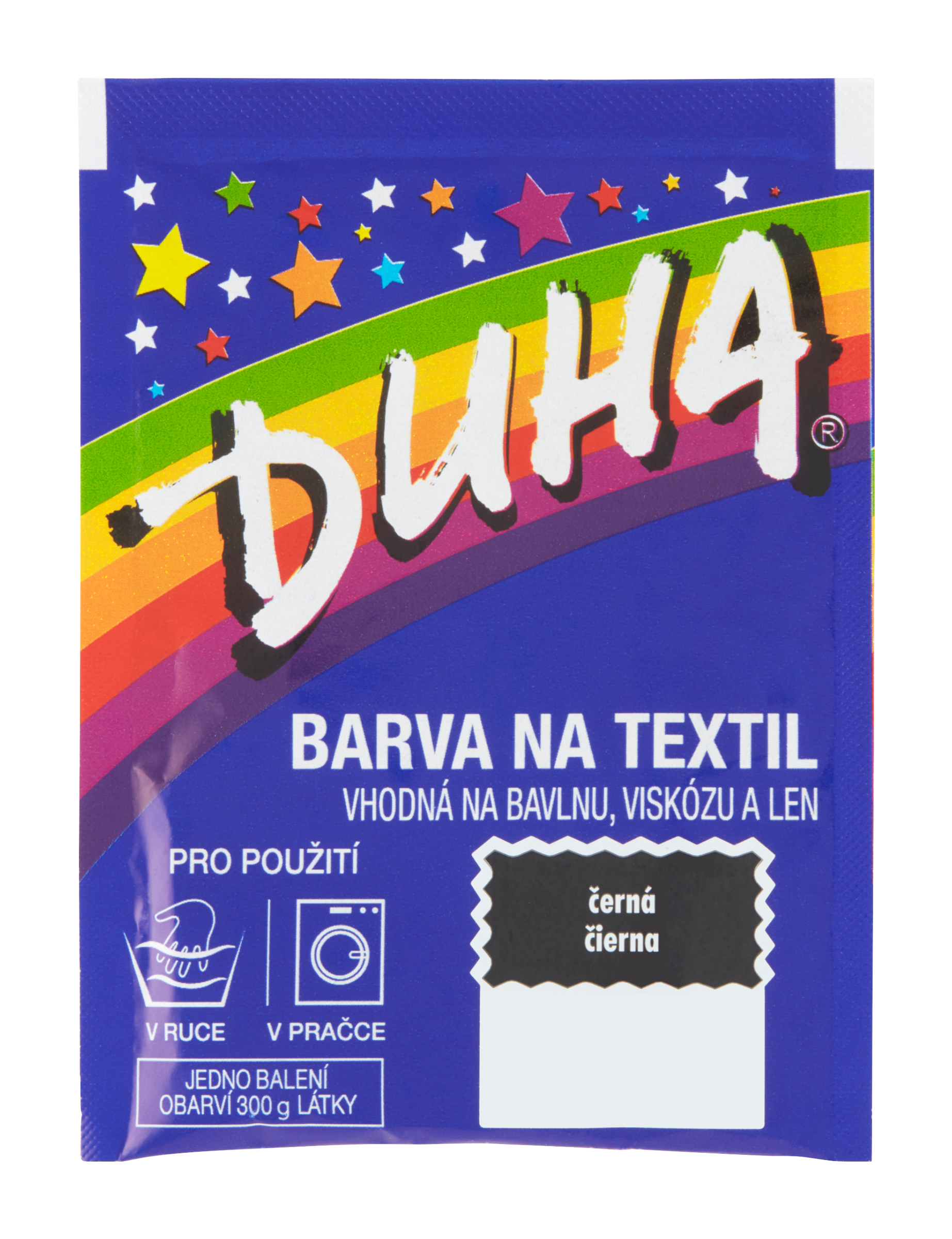 Barva na textil černá 