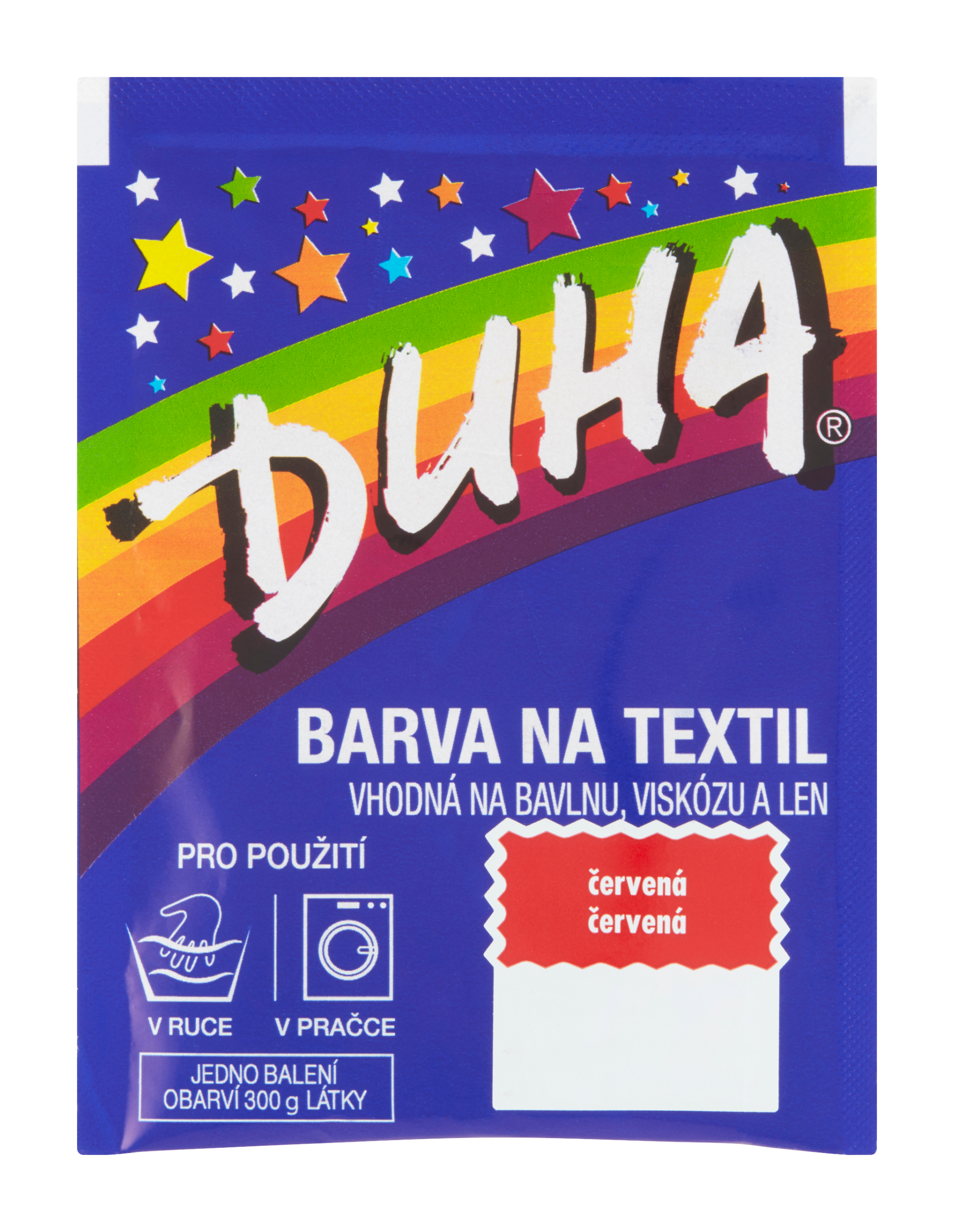 Barva na textil červená