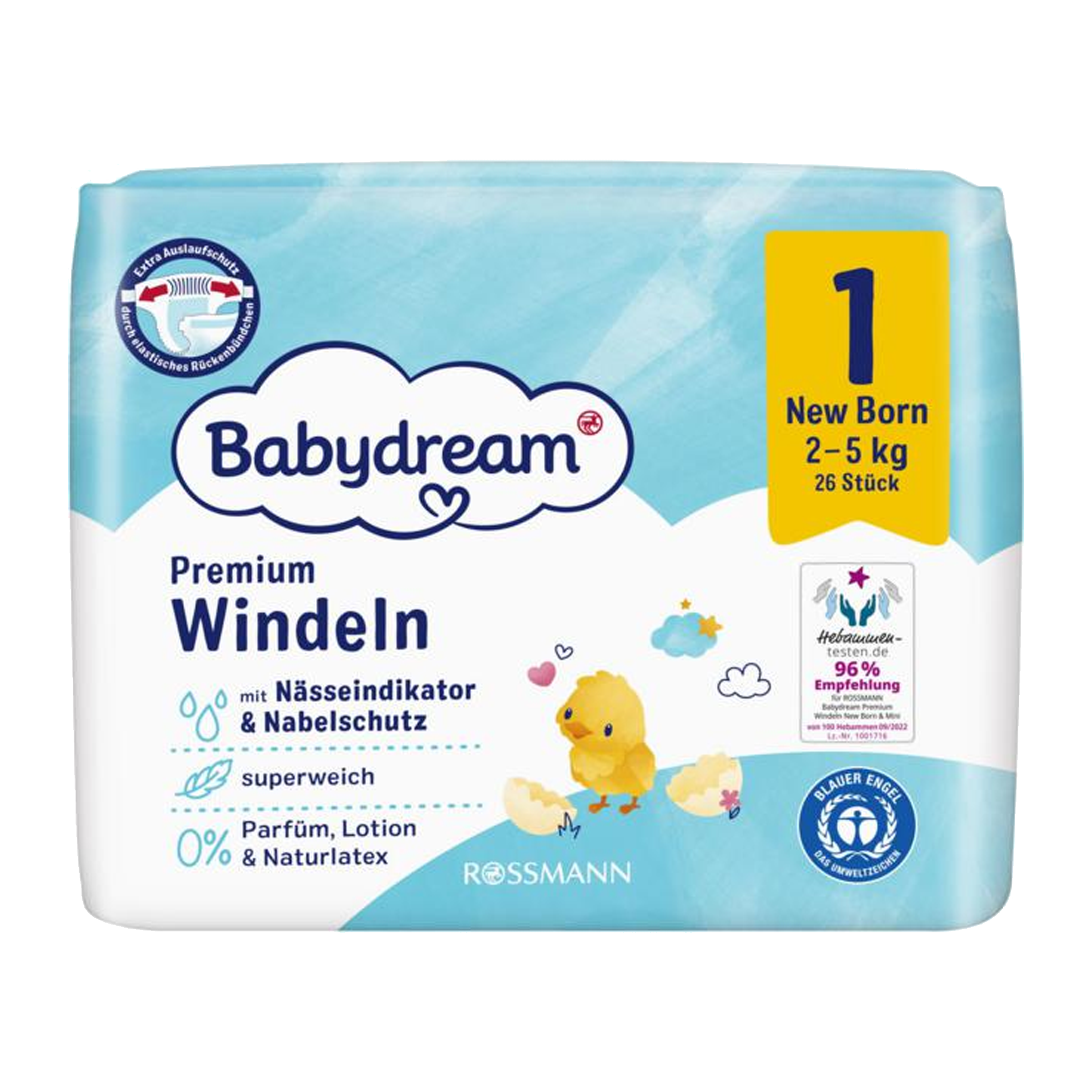 Jednorázové plenky Premium Newborn 2 - 5 kg, vel. 1