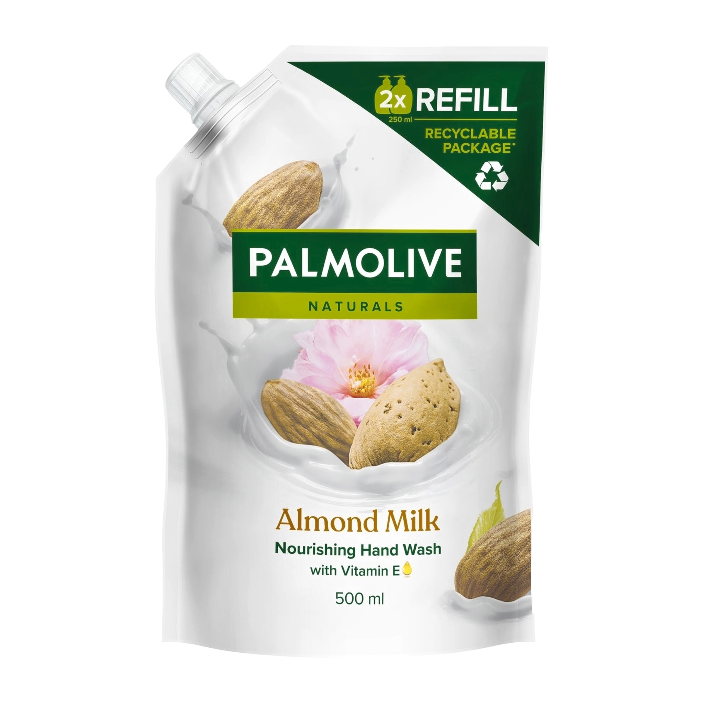 Palmolive Tekuté mýdlo Naturals Milk & Almond náhradní náplň  500 ml