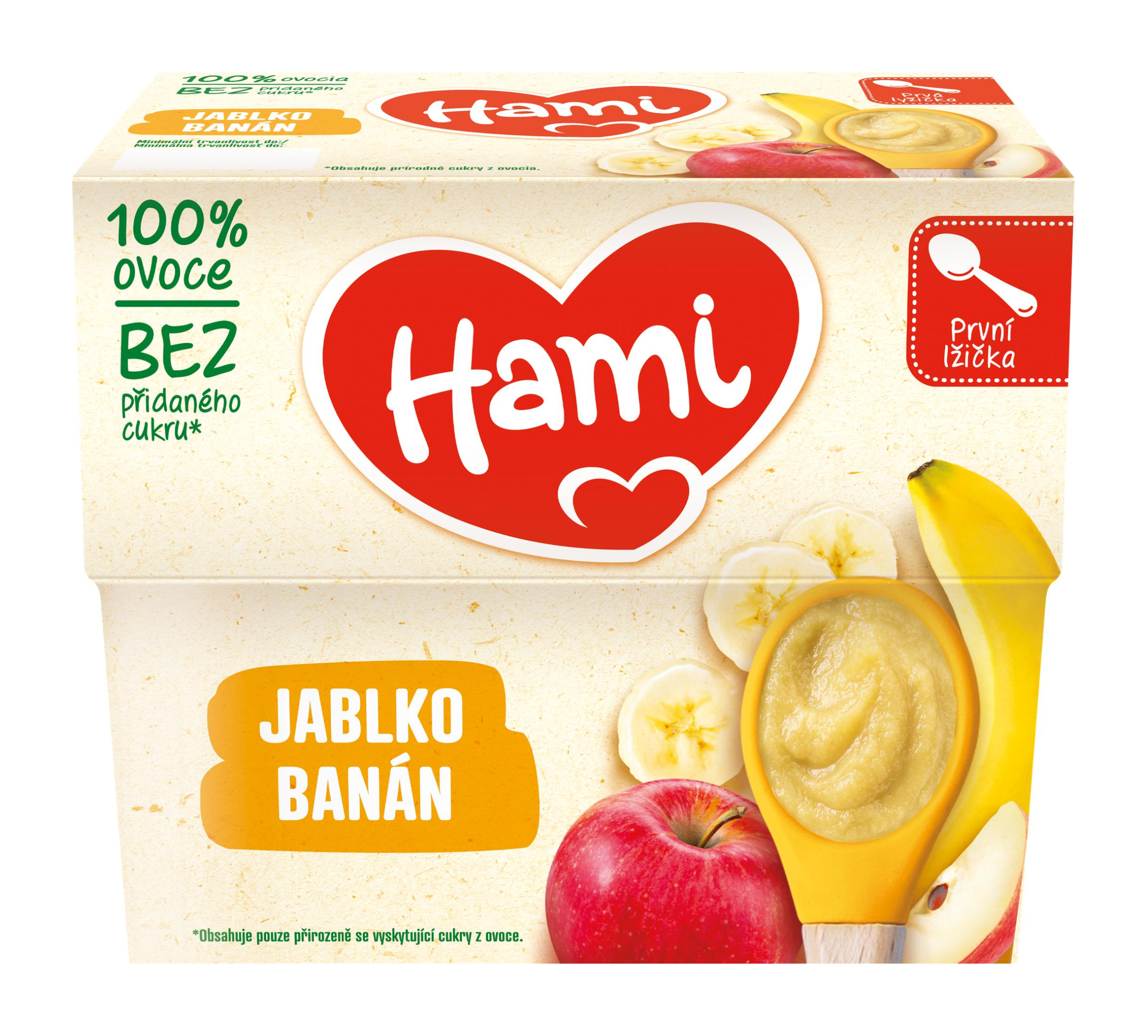 Ovocná přesnídávka jablko a banán 