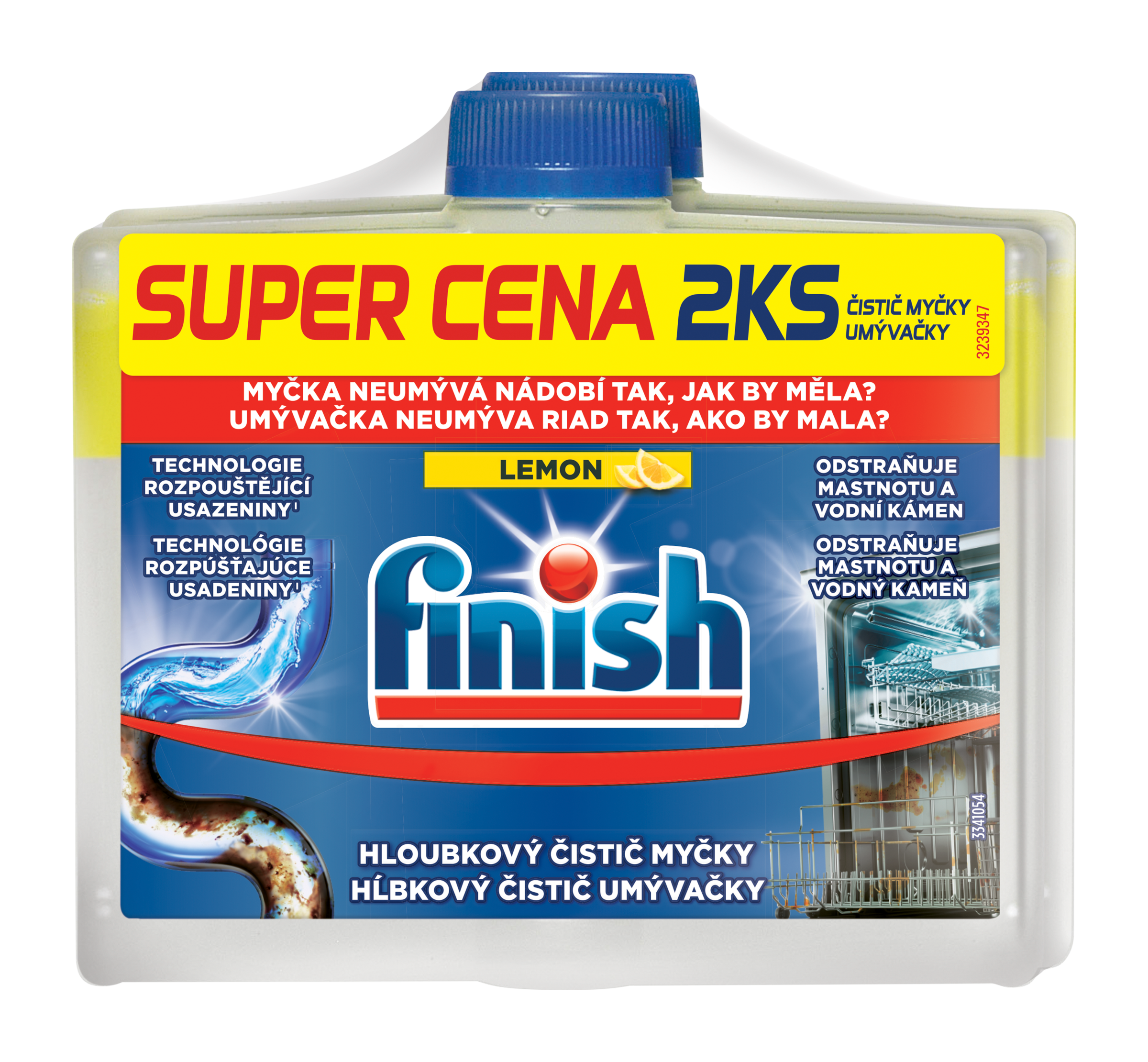 Čistič myčky Lemon Sparkle 