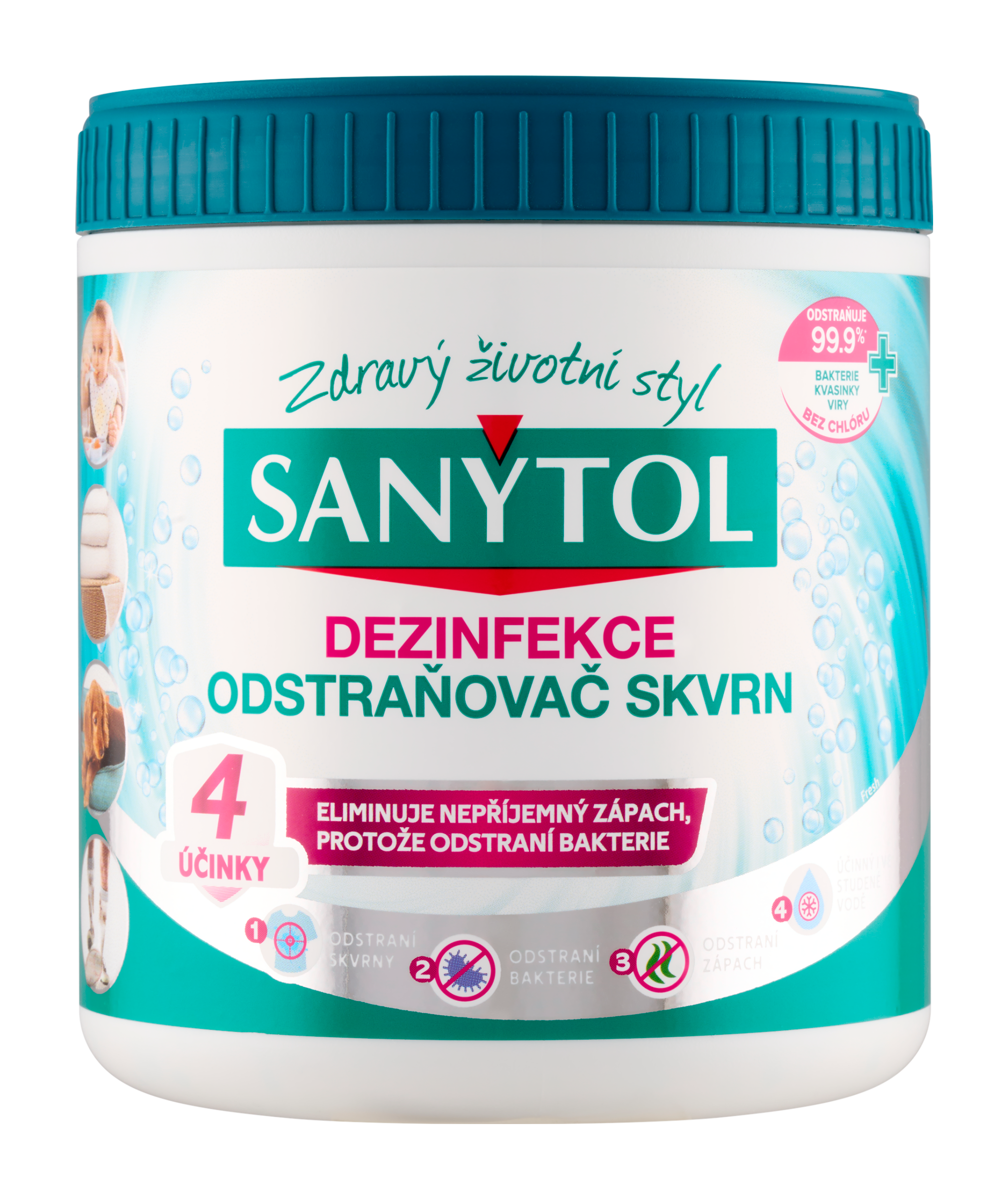 Sanytol Odstraňovač skvrn & dezinfekce  450 g