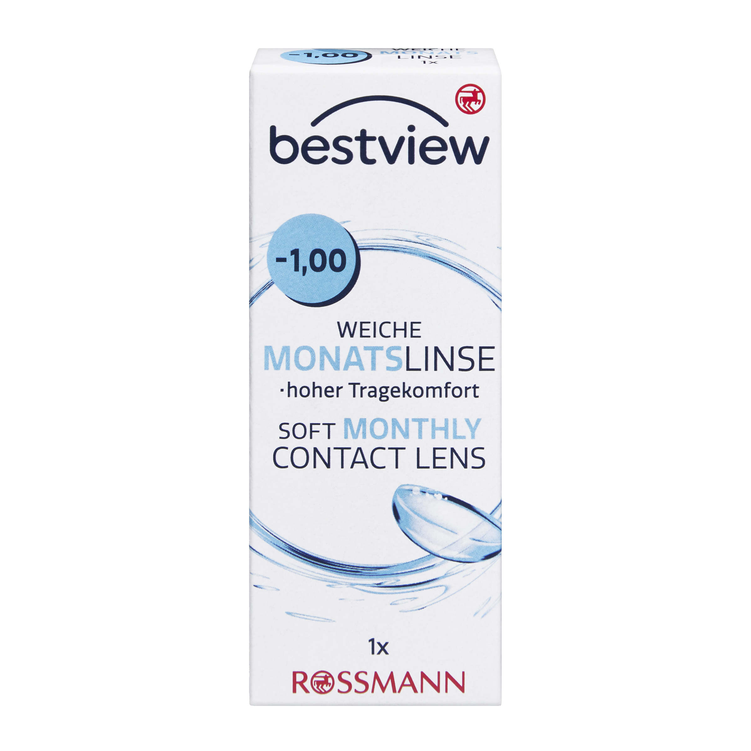 Měsíční kontaktní čočky -1,00