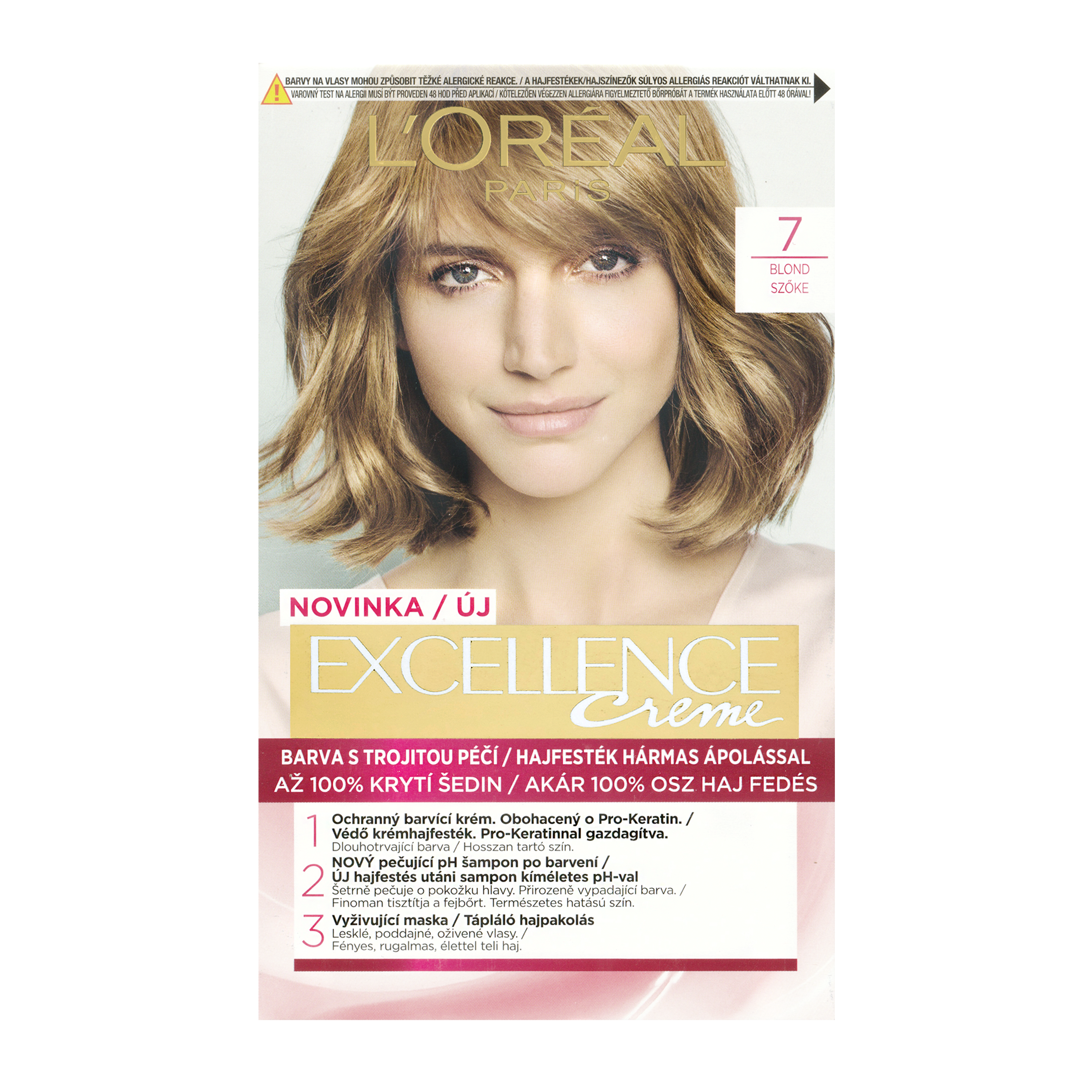 Barva na vlasy Excellence Creme 7 blond