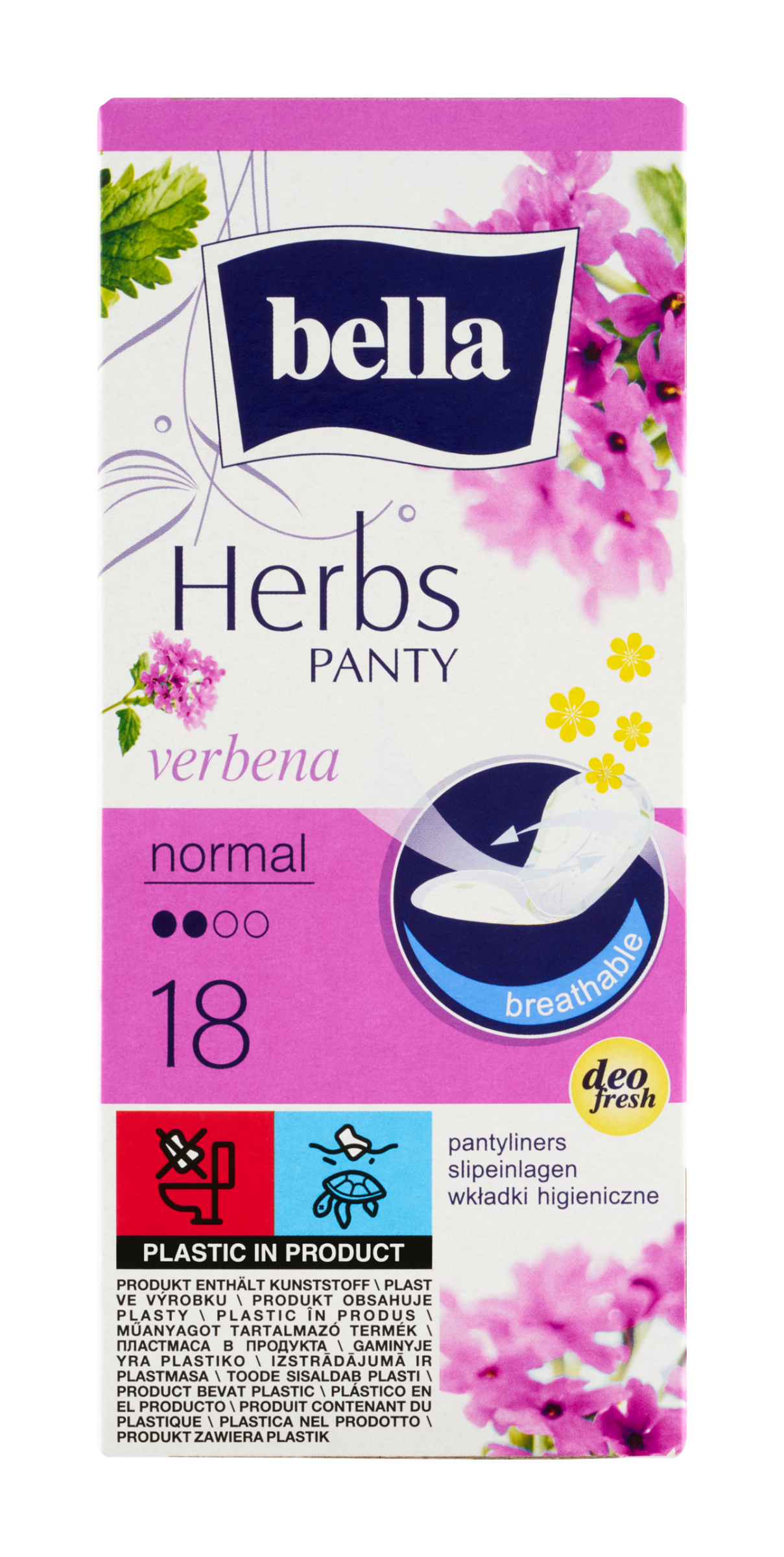 Dámské vložky slip Herbs verbena