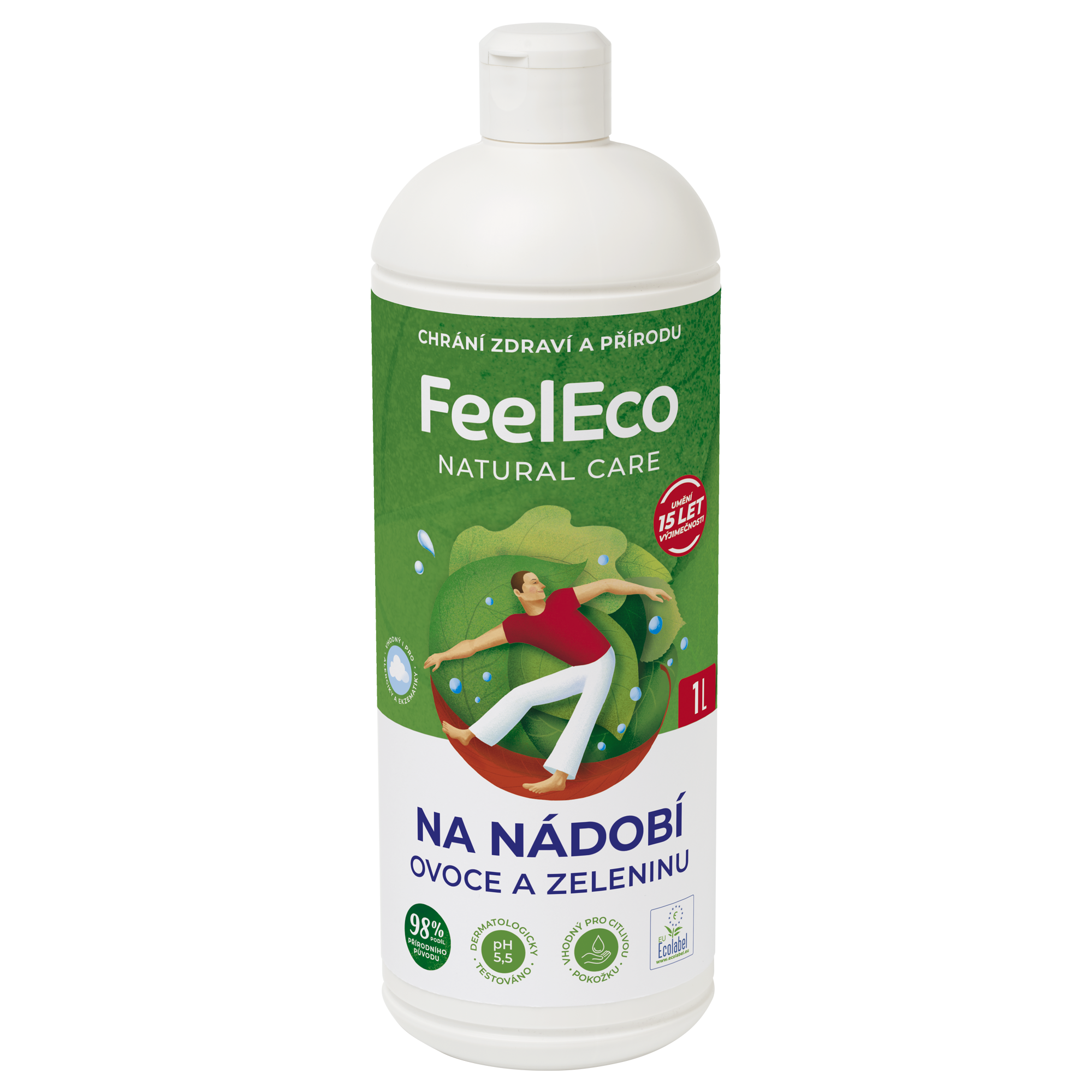 Prostředek na mytí nádobí, ovoce a zeleninu 1 l