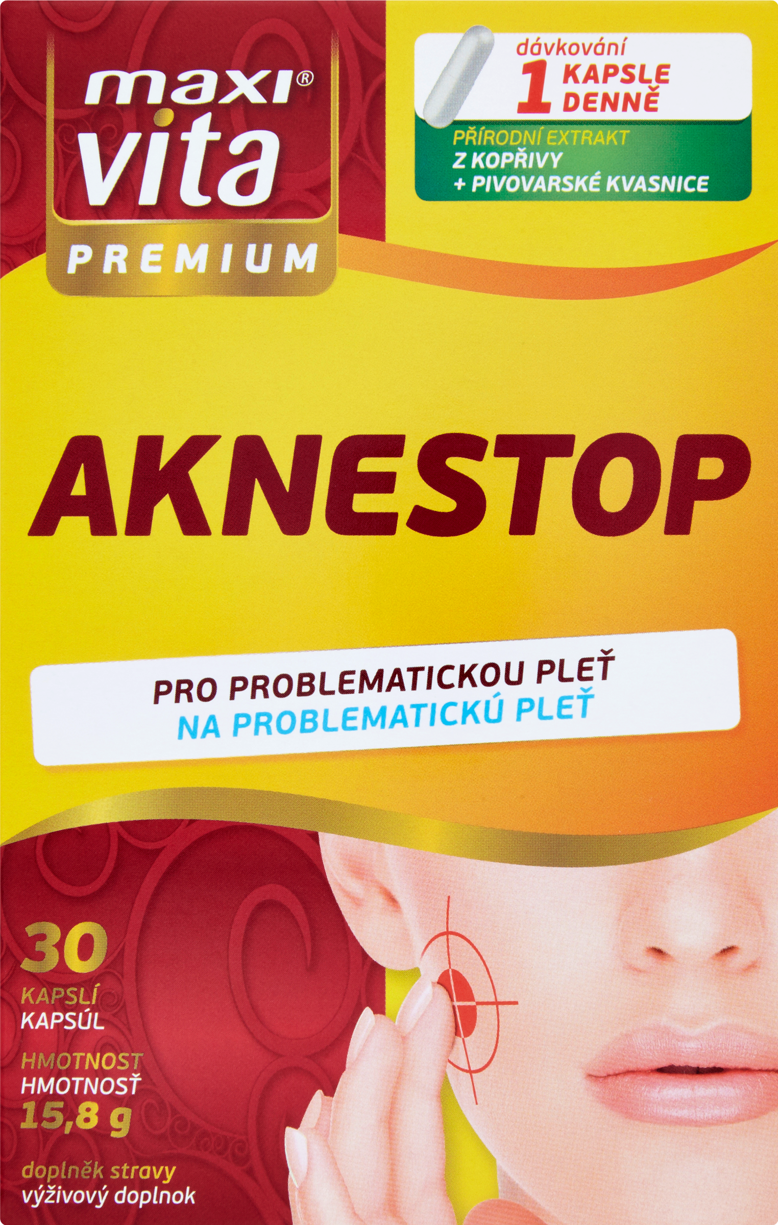 Maxi Vita Premium Zdravá pleť, doplněk stravy 30 ks