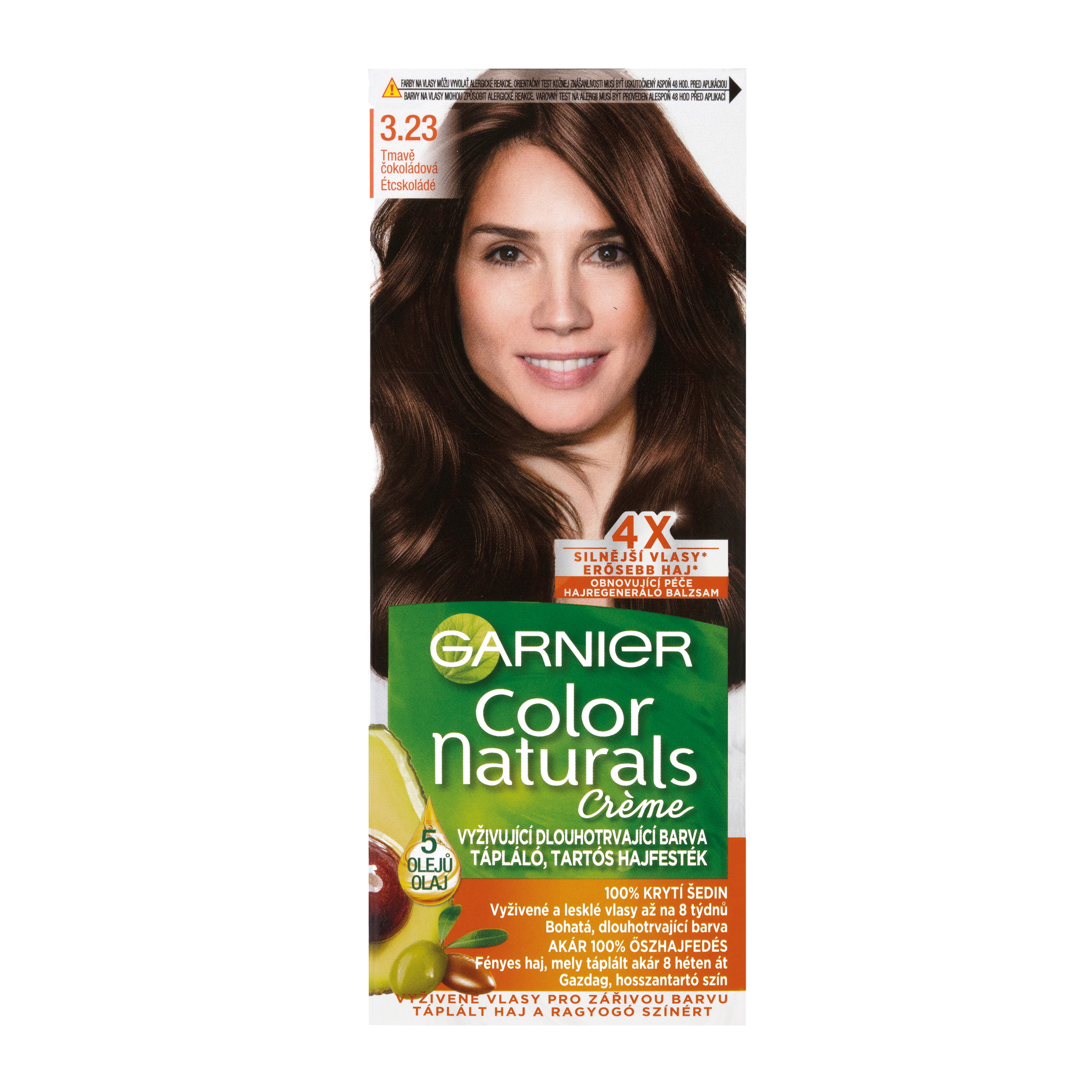 Barva na vlasy Color Naturals 3.23 tmavě čokoládová