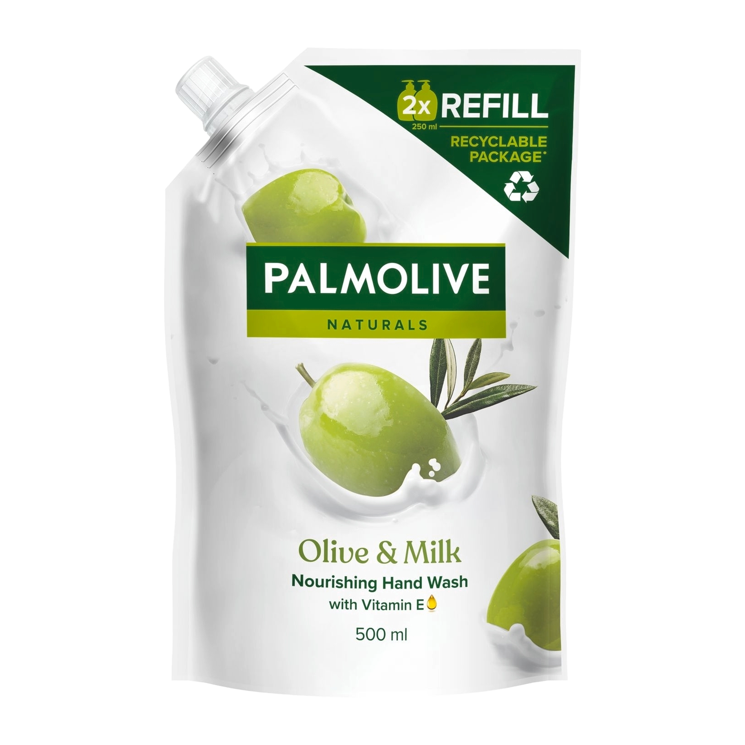 Palmolive Tekuté mýdlo Naturals Milk & Olive náhradní náplň  500 ml