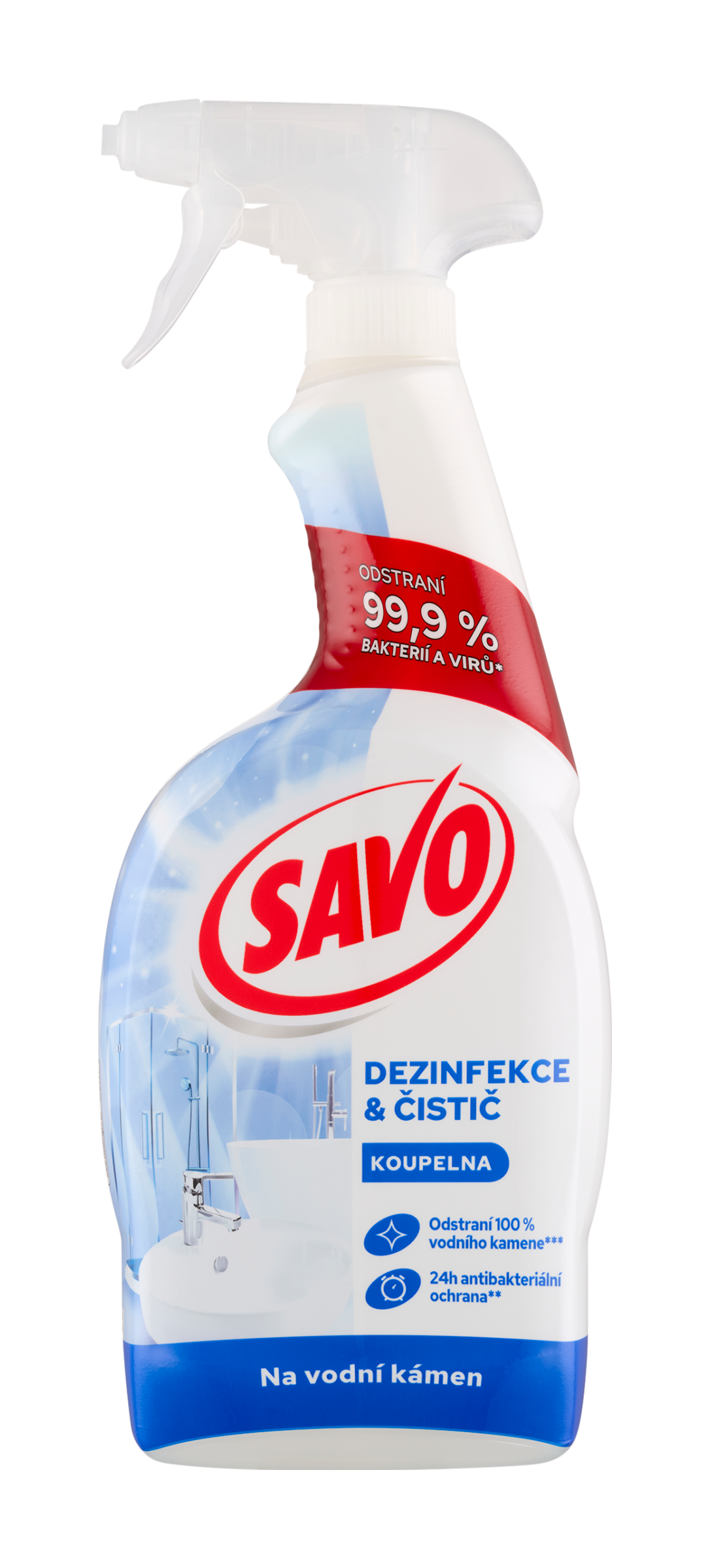 Savo Sprej bez chloru na vodní kámen Koupelna 700 ml