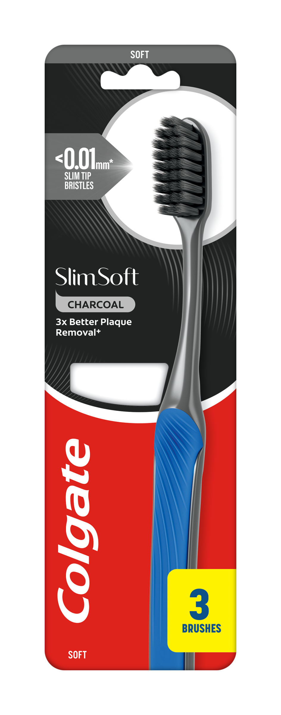 Zubní kartáček Slim Soft 3 ks