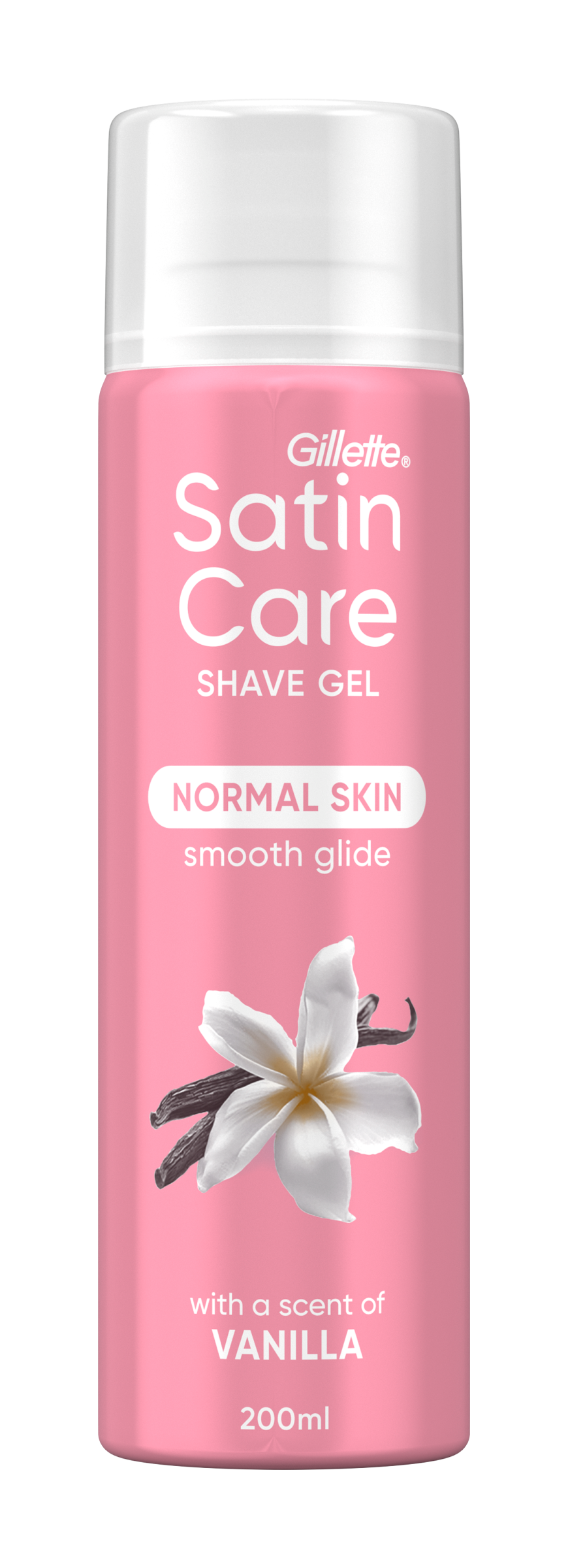 Gel na holení Satin Care with Olay Dry Skin Vanilla