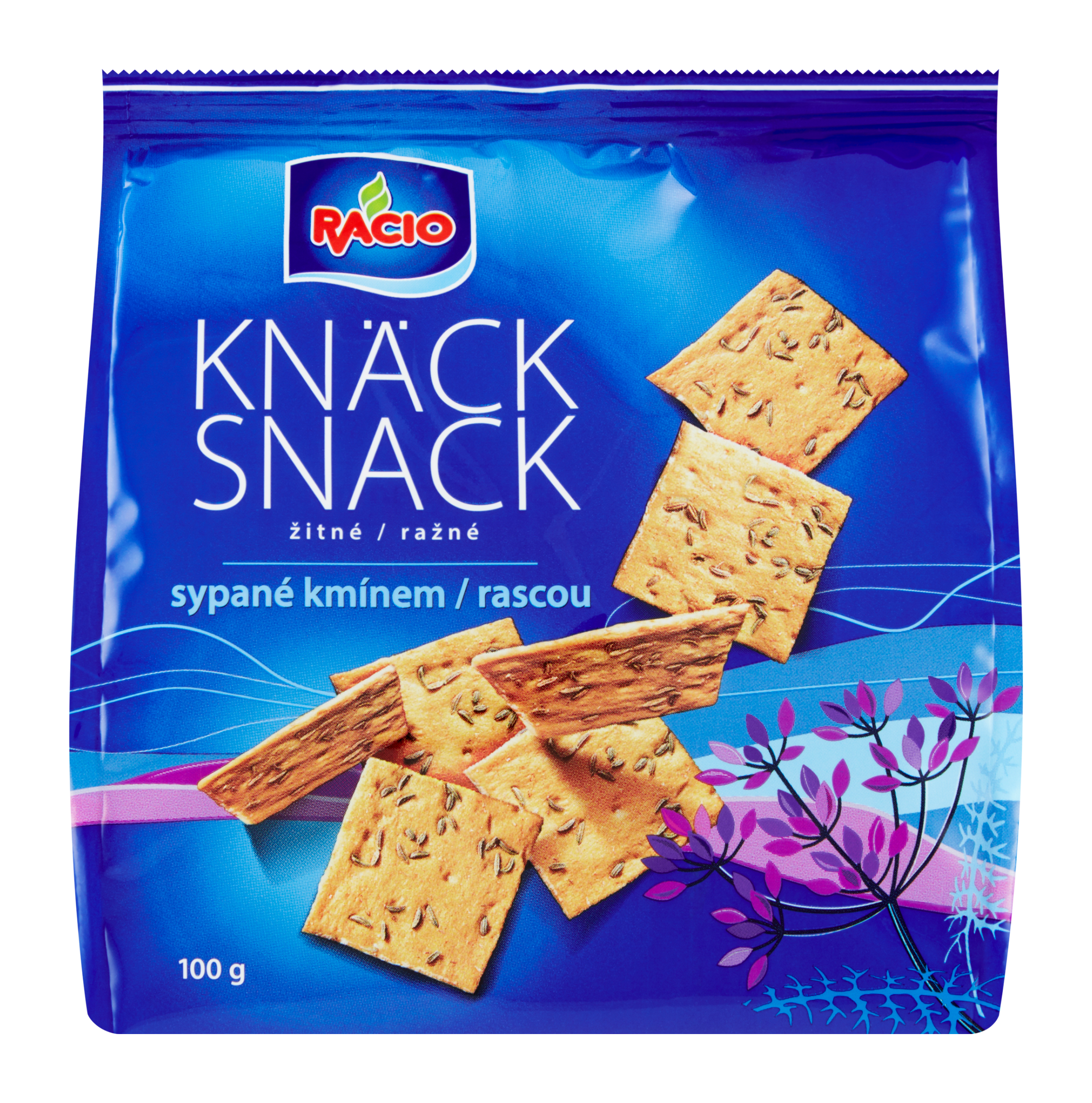 Knäck Snack žitné sypané kmínem