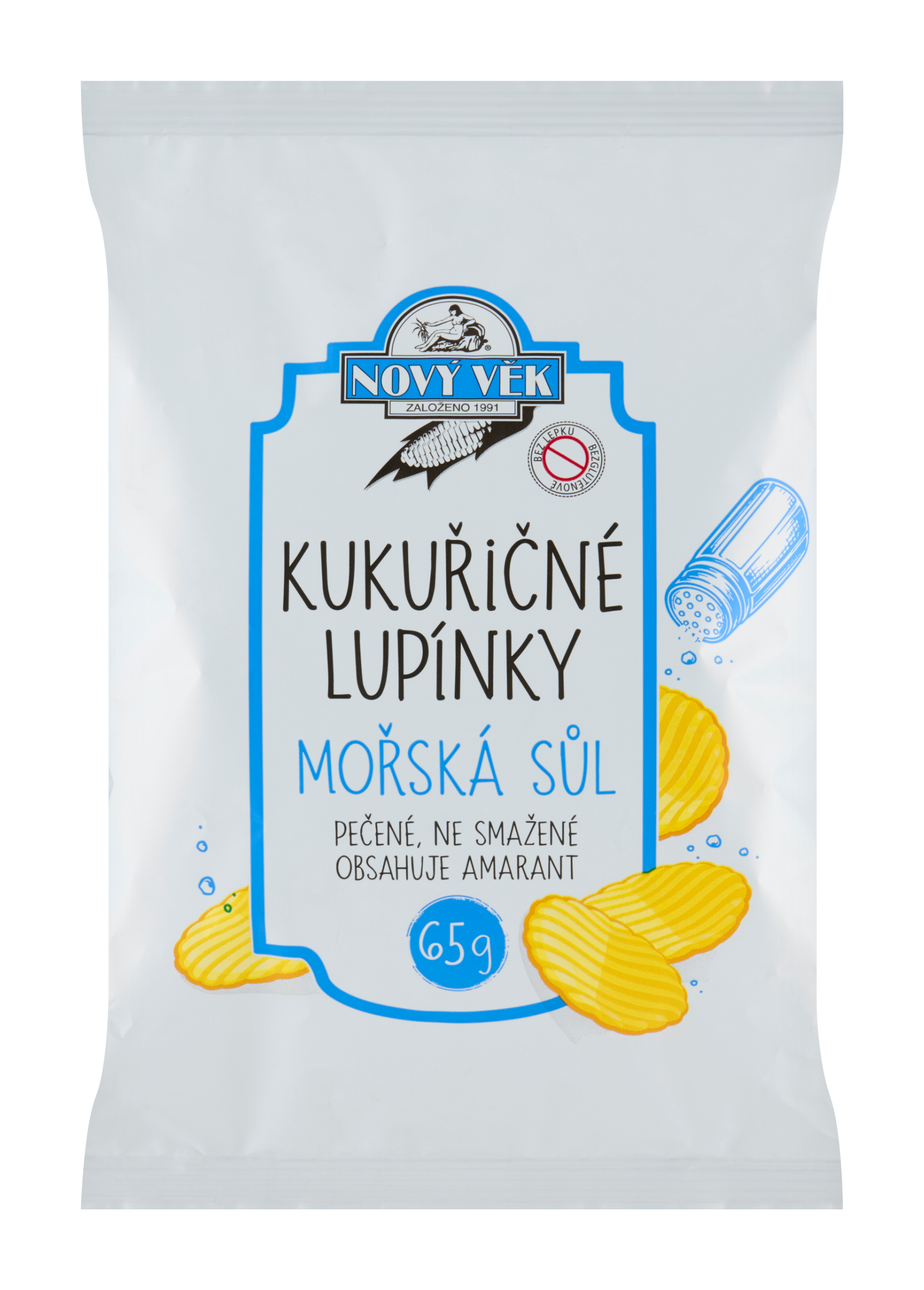 Kukuřičné lupínky mořská sůl