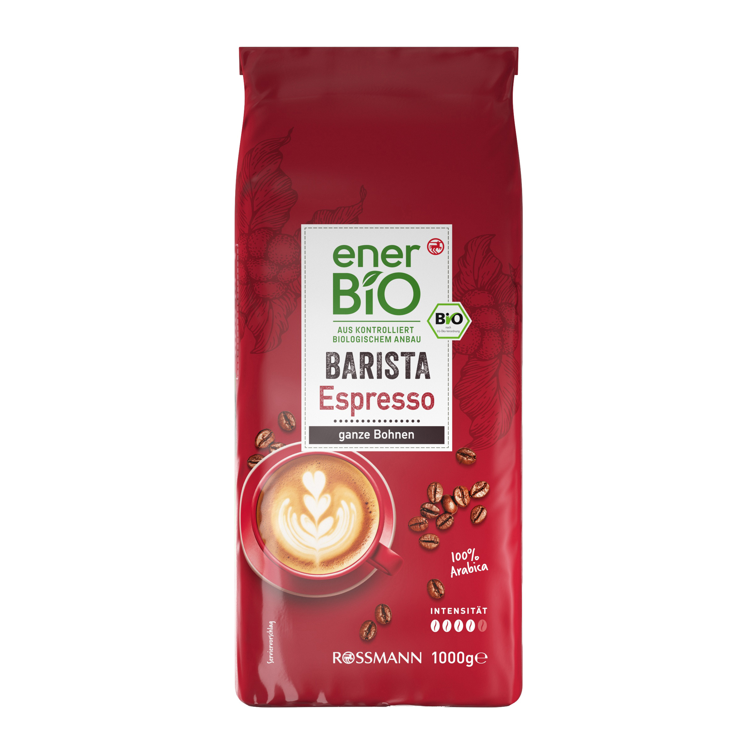 BIO pražená zrnková káva Barista Espresso
