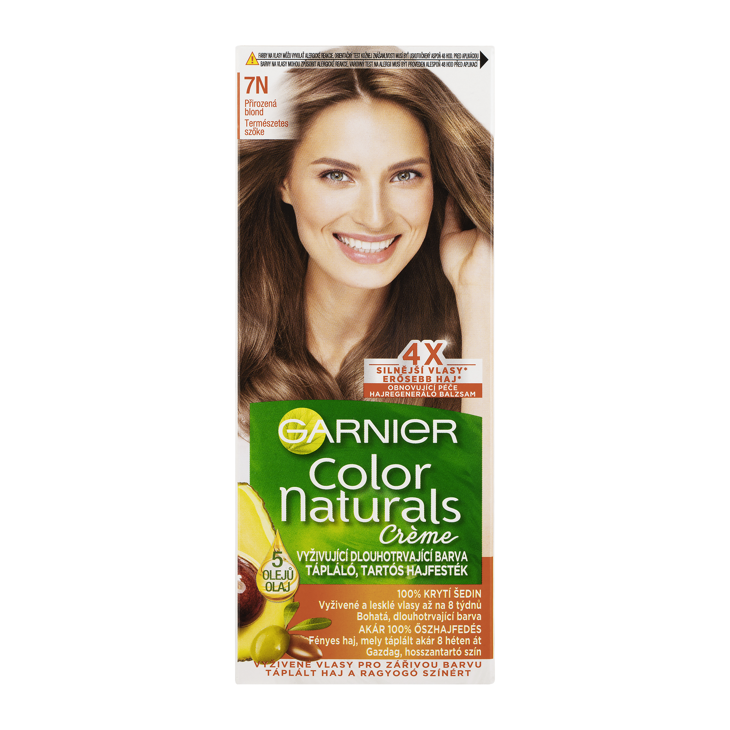 Barva na vlasy Color Naturals 7N přirozená blond