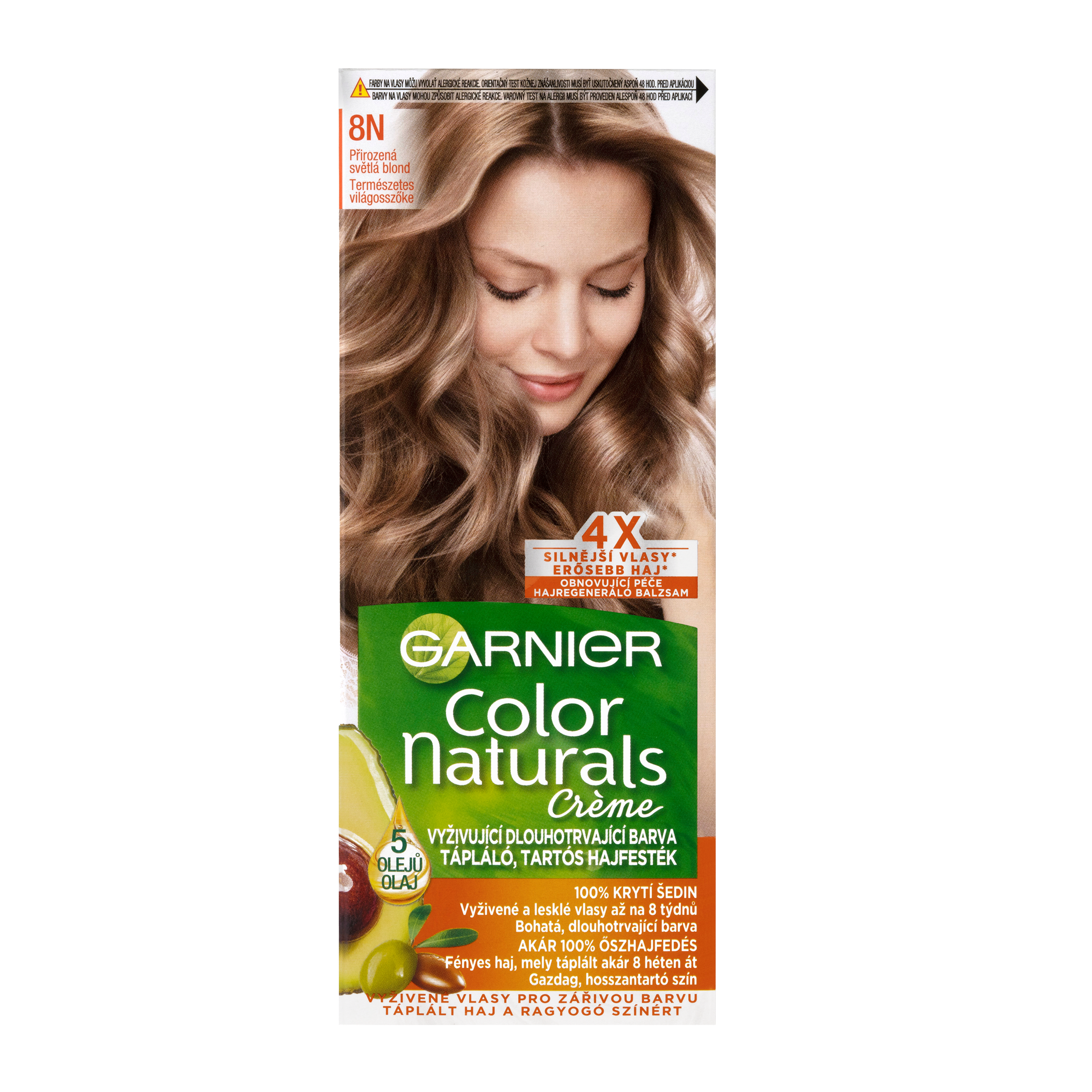 Barva na vlasy Color Naturals 8N přirozená světlá blond