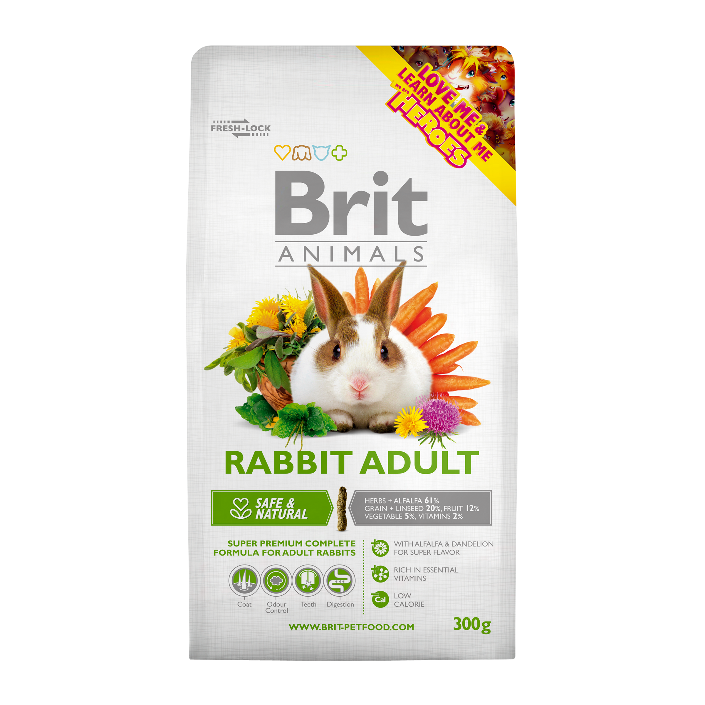 Krmivo pro králíky Animals Rabbit Adult Complete