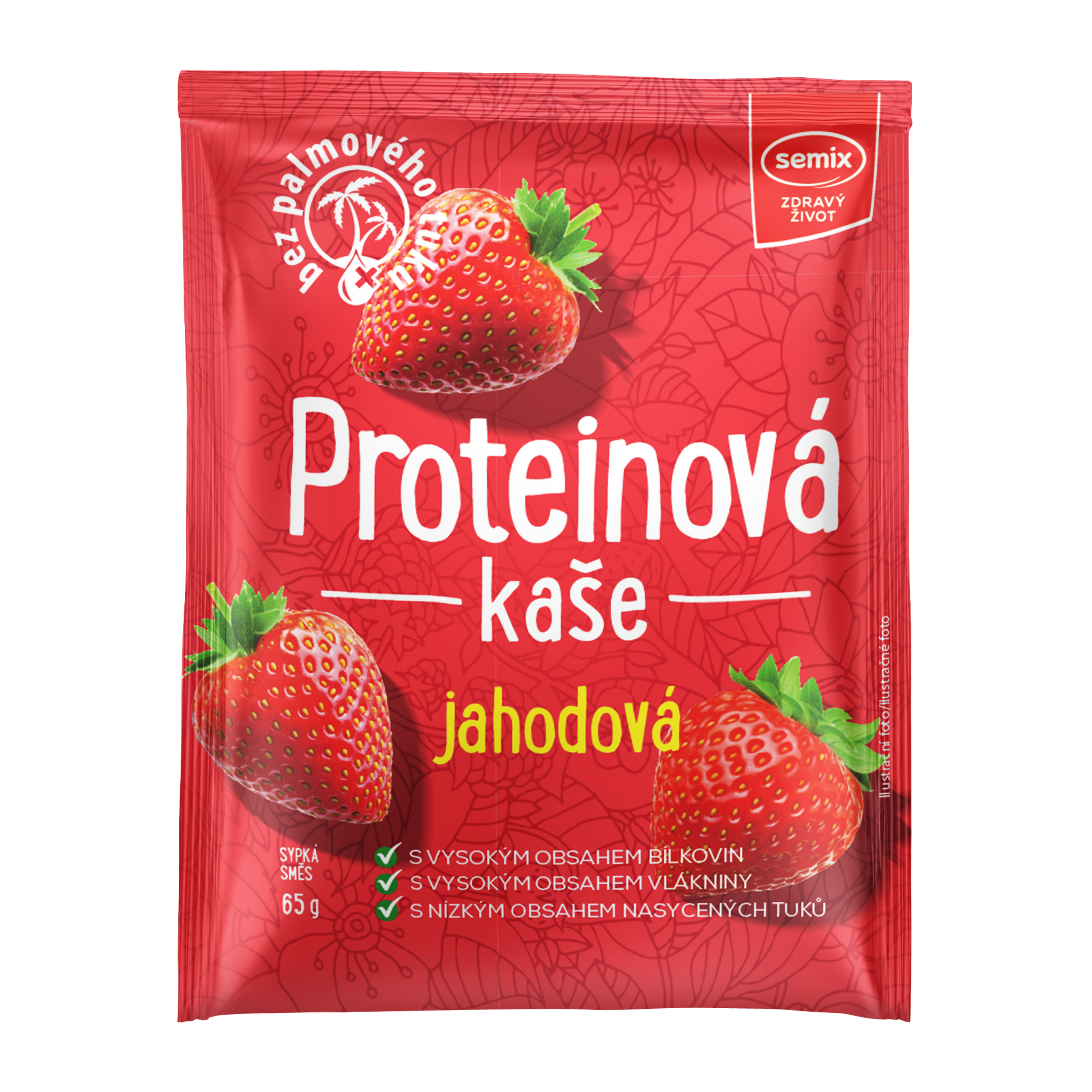 Proteinová kaše jahodová