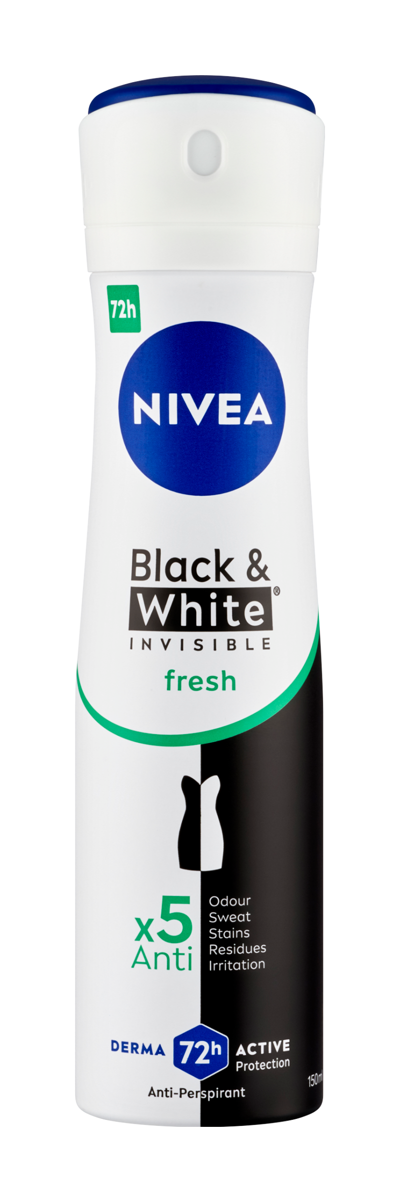 Antiperspirant sprej pro ženy Black & White Invisible Fresh