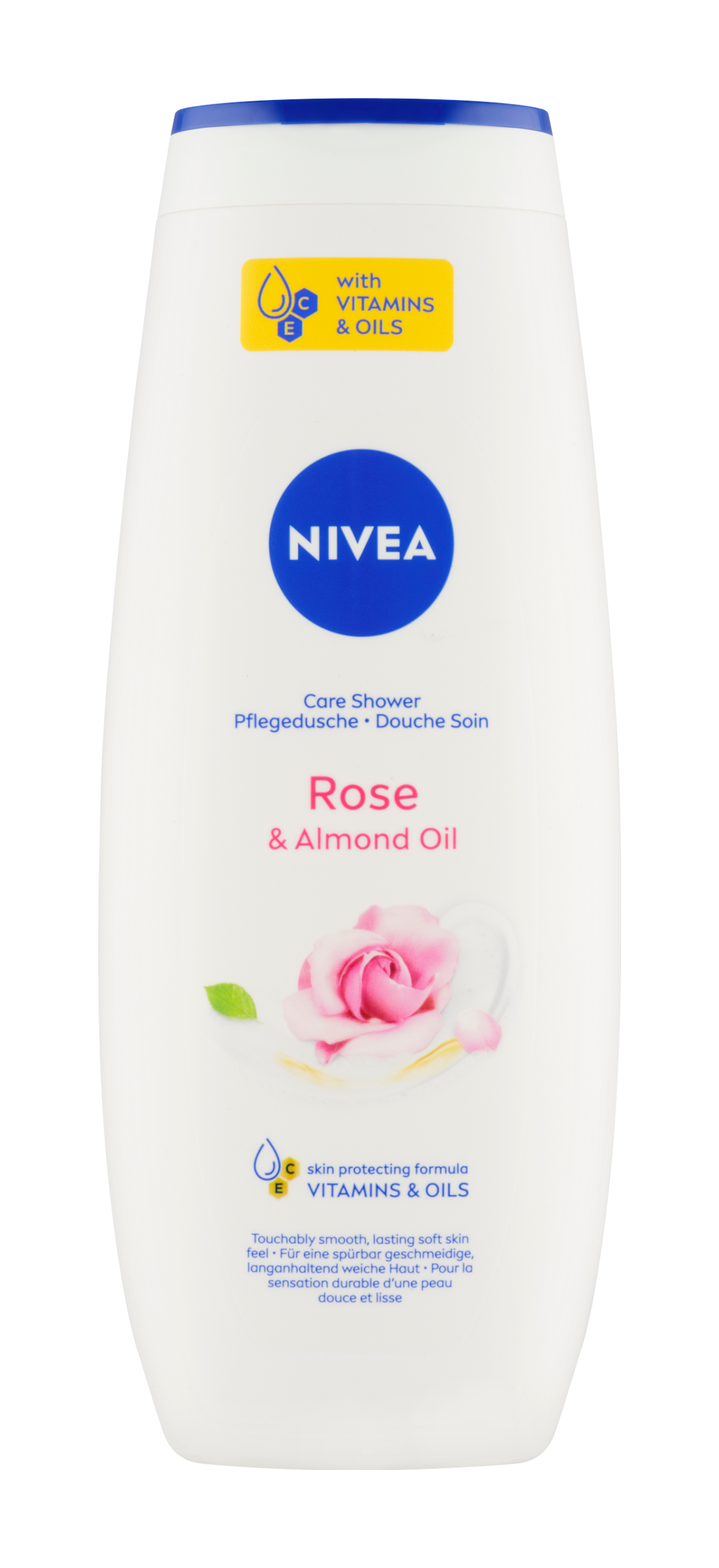 Pečující sprchový gel Rose & Almond Oil