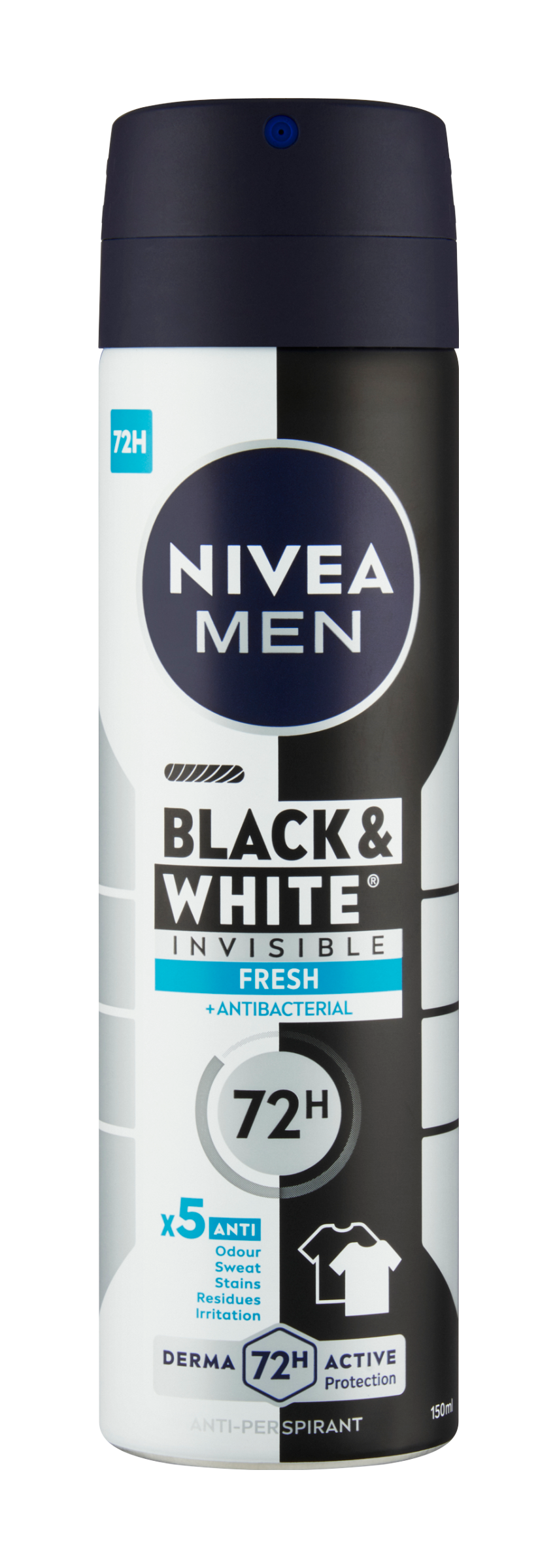 Antiperspirant sprej pro muže Black & White Invisible Fresh