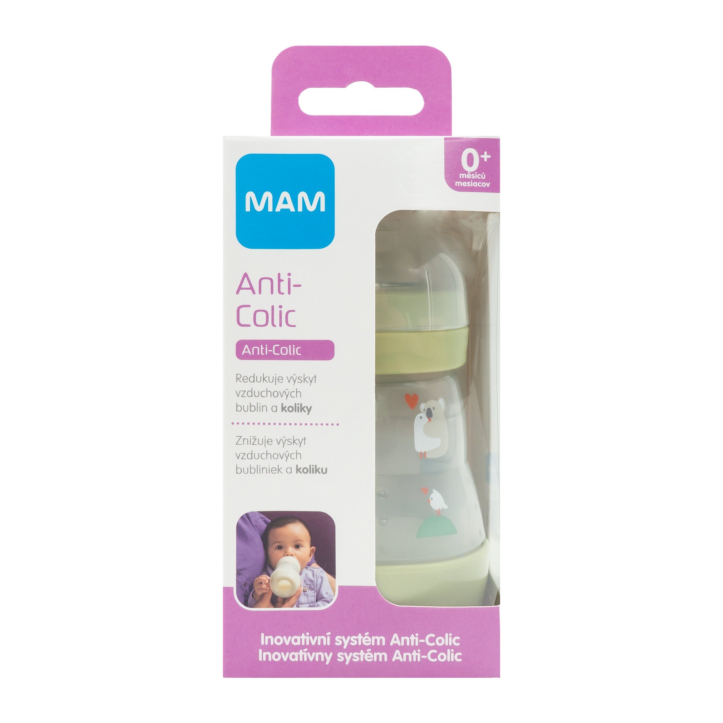 Láhev Anti-Colic 160 ml, 0m+, různé druhy