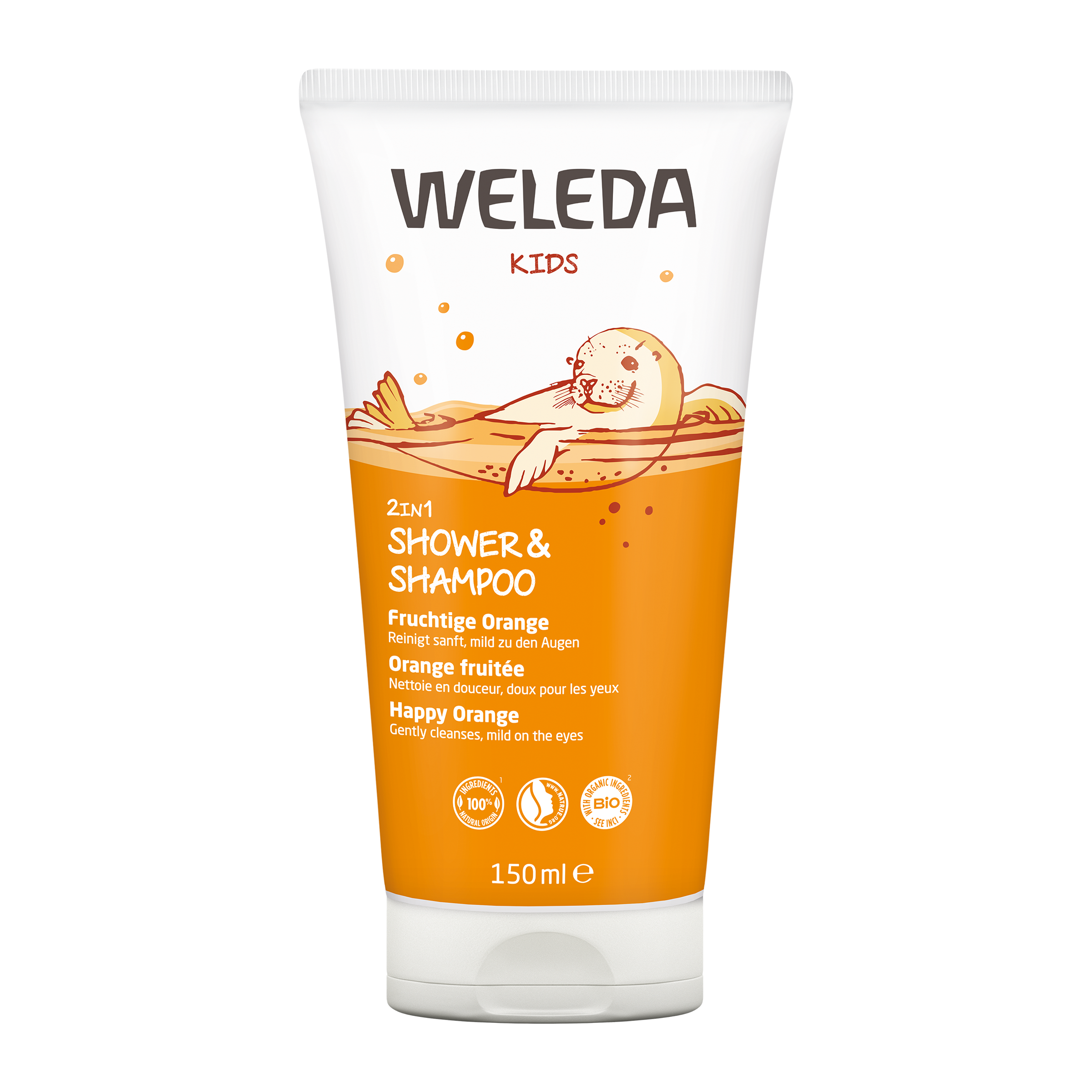 Dětský sprchový krém a šampon 2v1 Fruity Orange