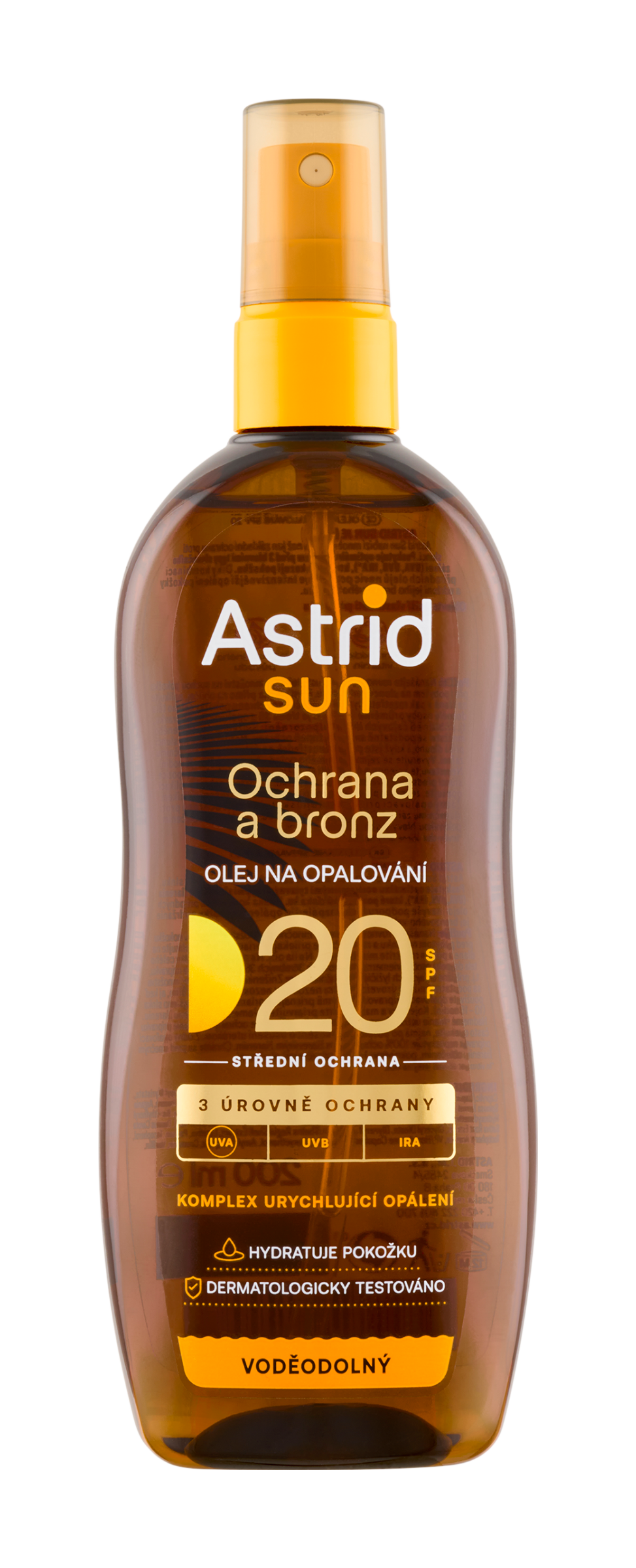 Olej na opalování ve spreji SPF20