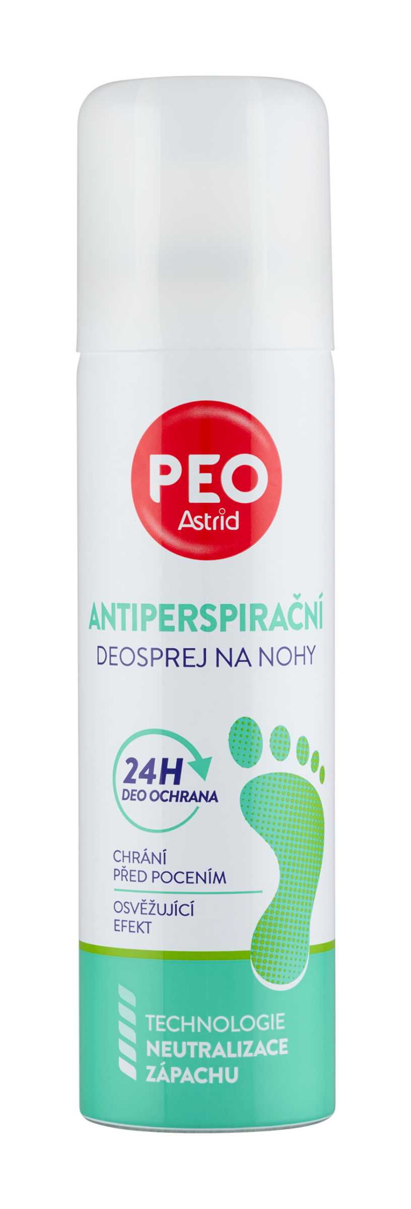 Antiperspirační deosprej na nohy Astrid