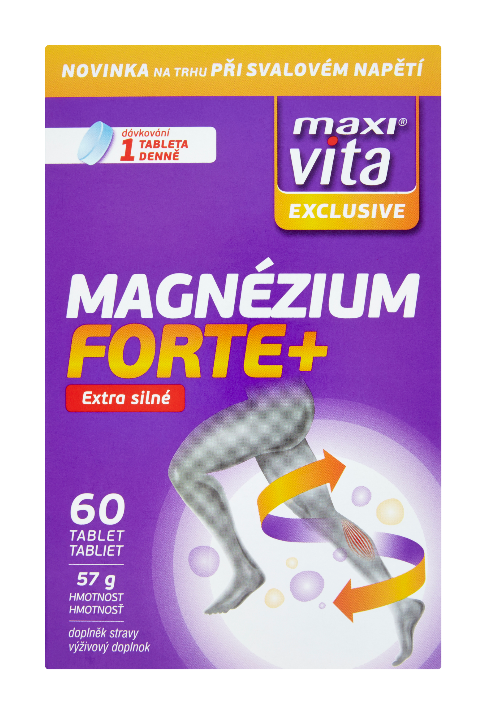 Magnézium Exclusive Forte+, doplněk stravy