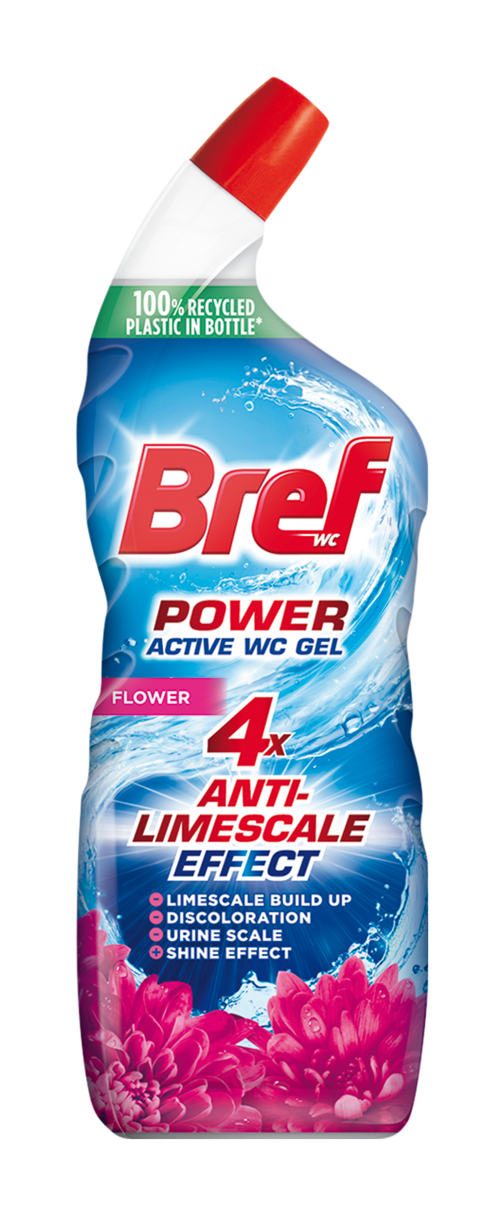 WC čistič Power Aktiv Gel s efektem osvěžovače vzduchu Flower