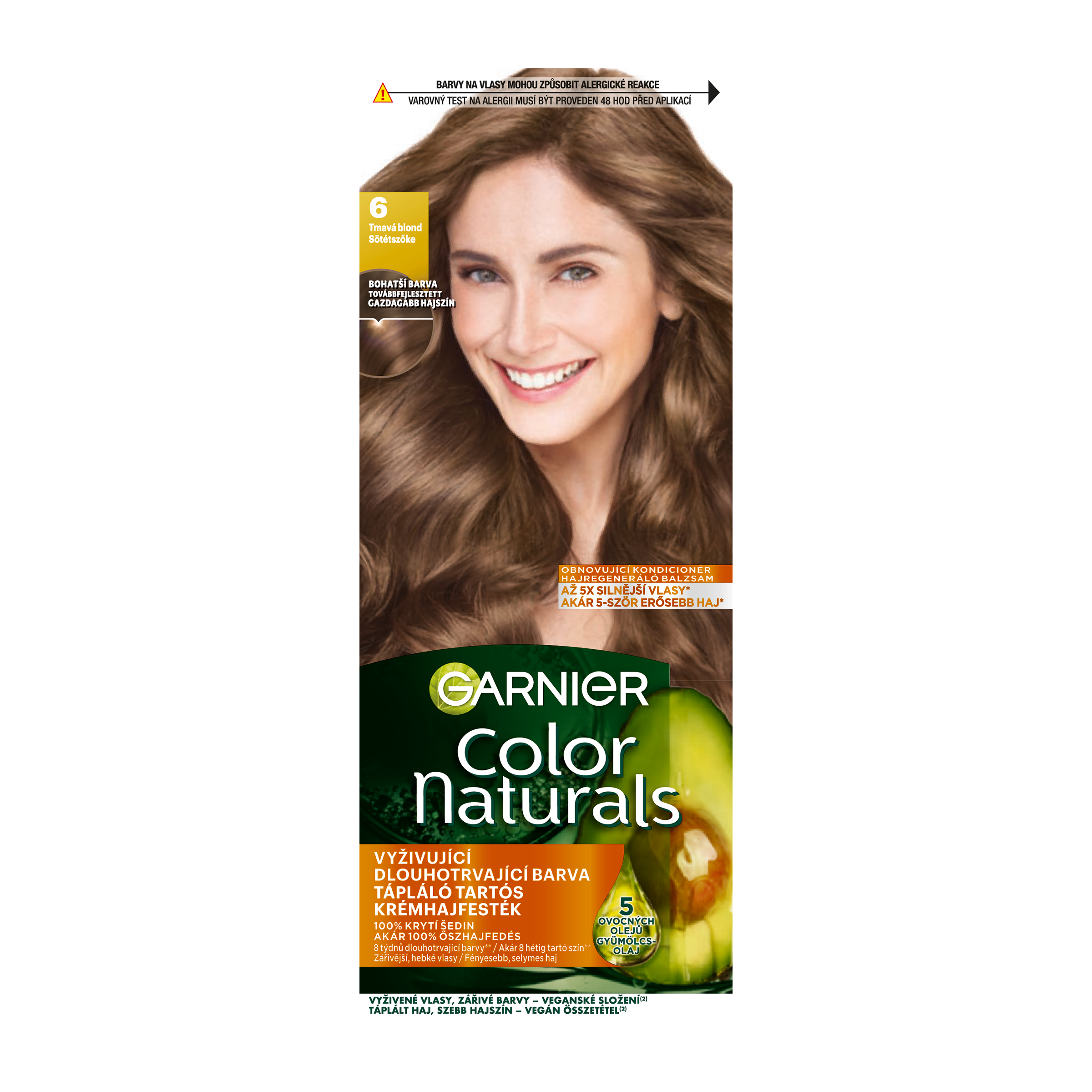 Barva na vlasy Color Naturals 6 tmavá blond