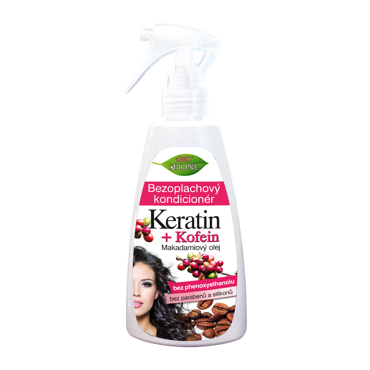 Kondicionér ve spreji Keratin + Kofein