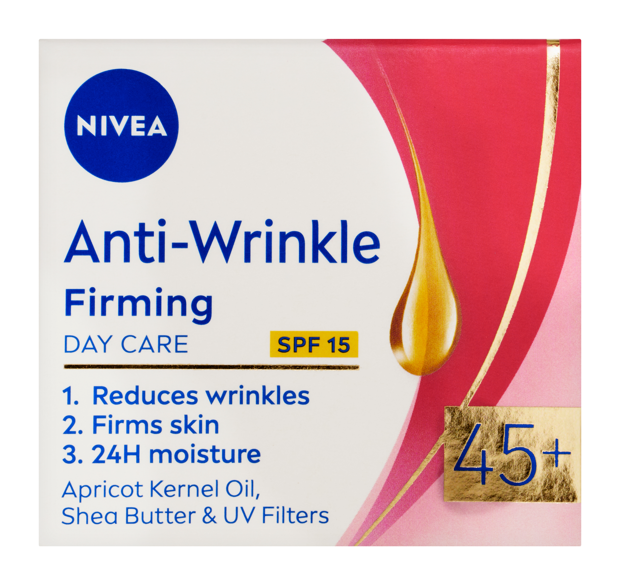 NIVEA Zpevňující denní krém proti vráskám 45+ SPF 15 50 ml