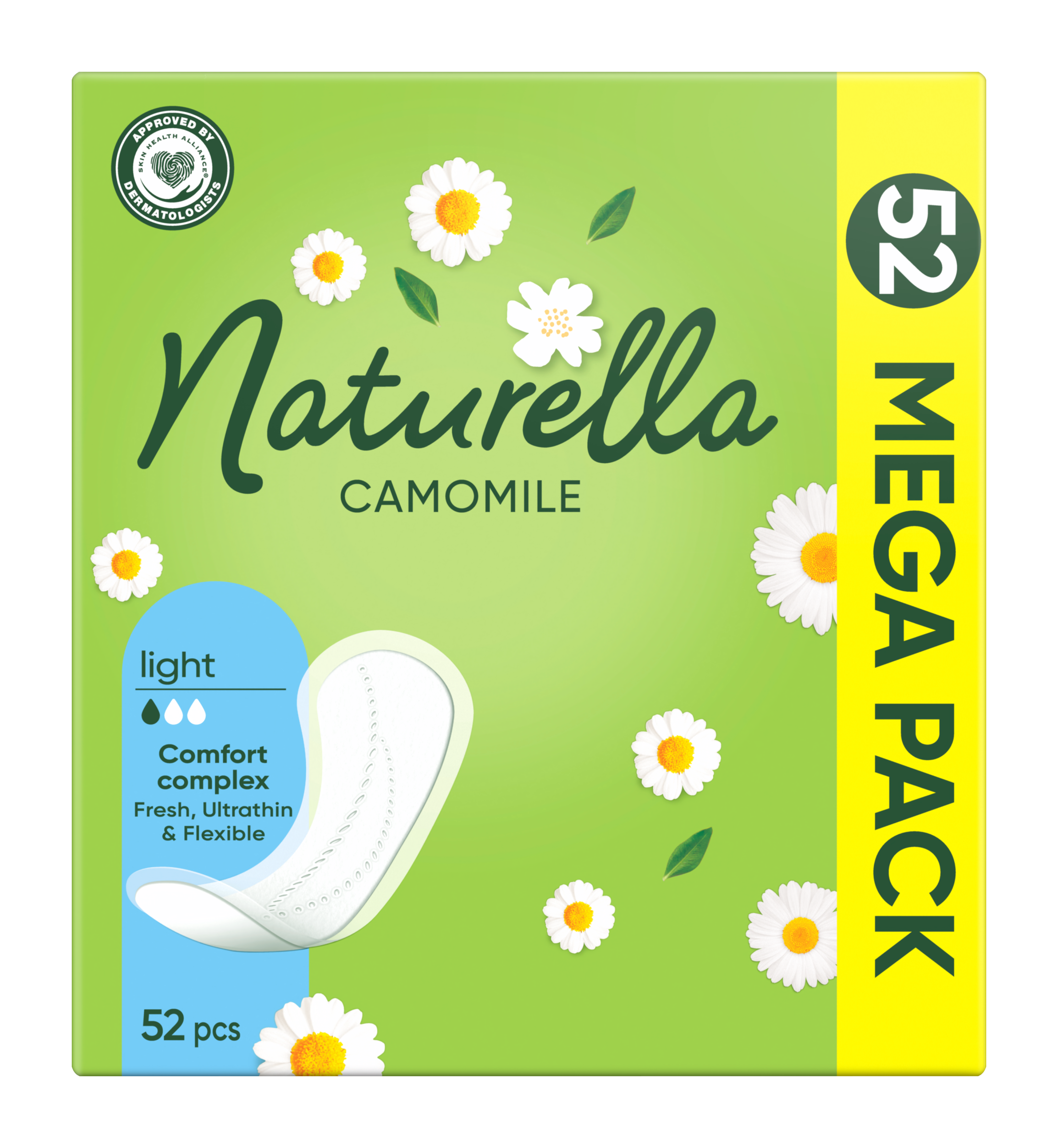 Slipové vložky Heřmánek Light 52 ks