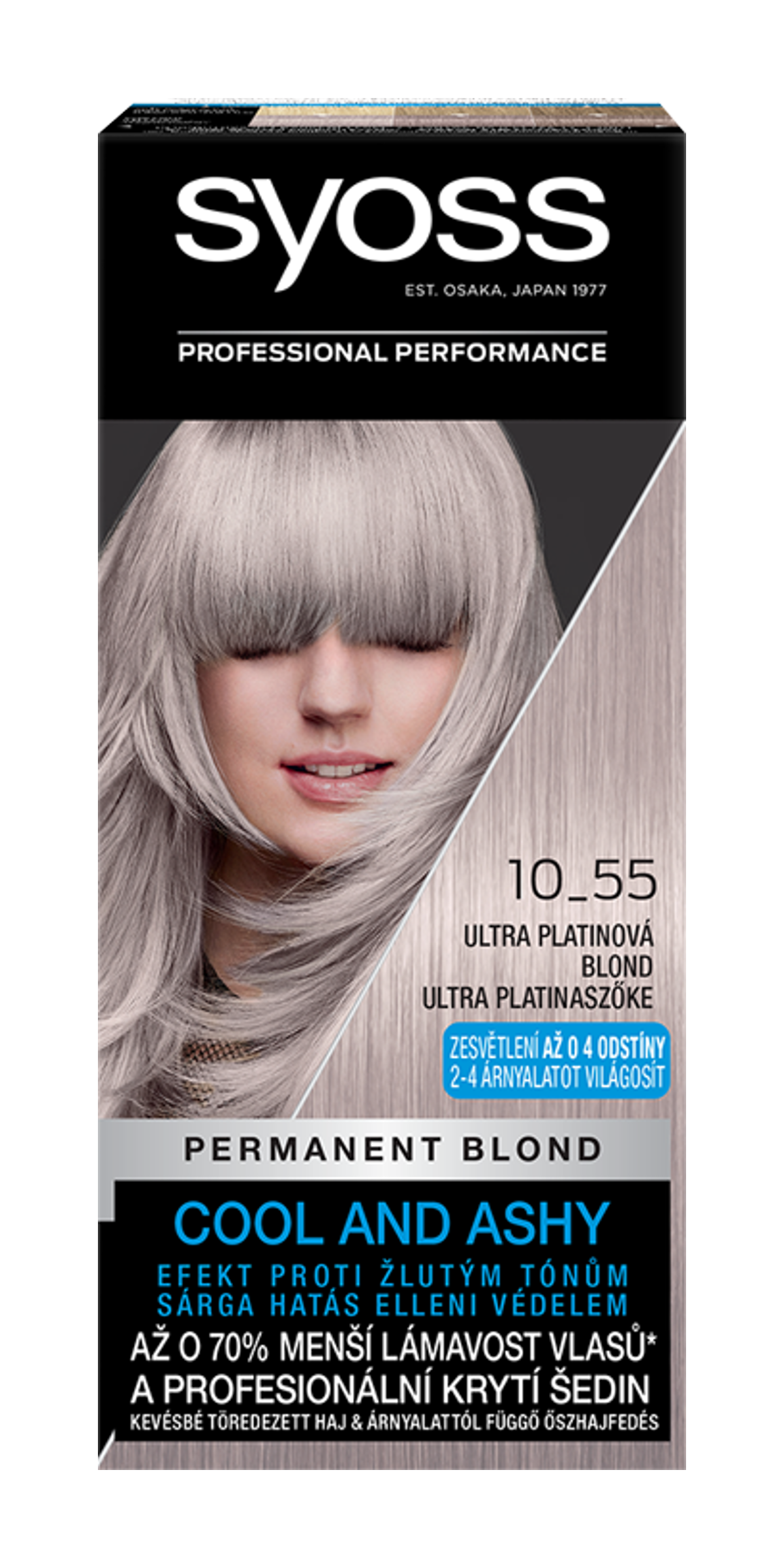 Barva na vlasy 10_55 ultra platinová blond