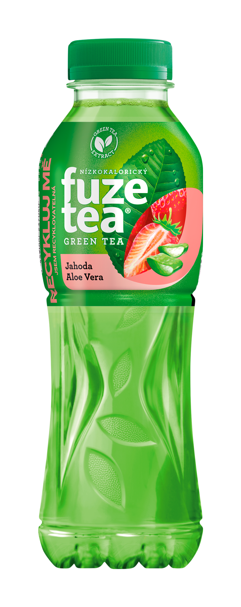 Zelený ledový čaj Strawberry Aloe Vera 
