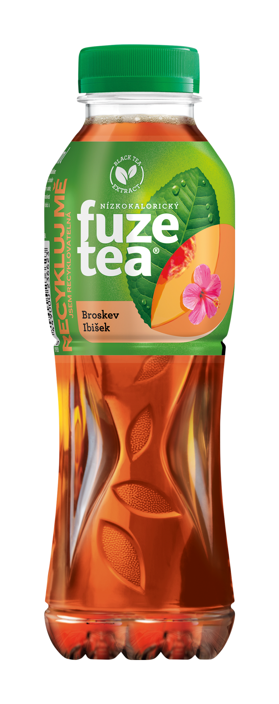 Černý ledový čaj Peach Hibiscus 