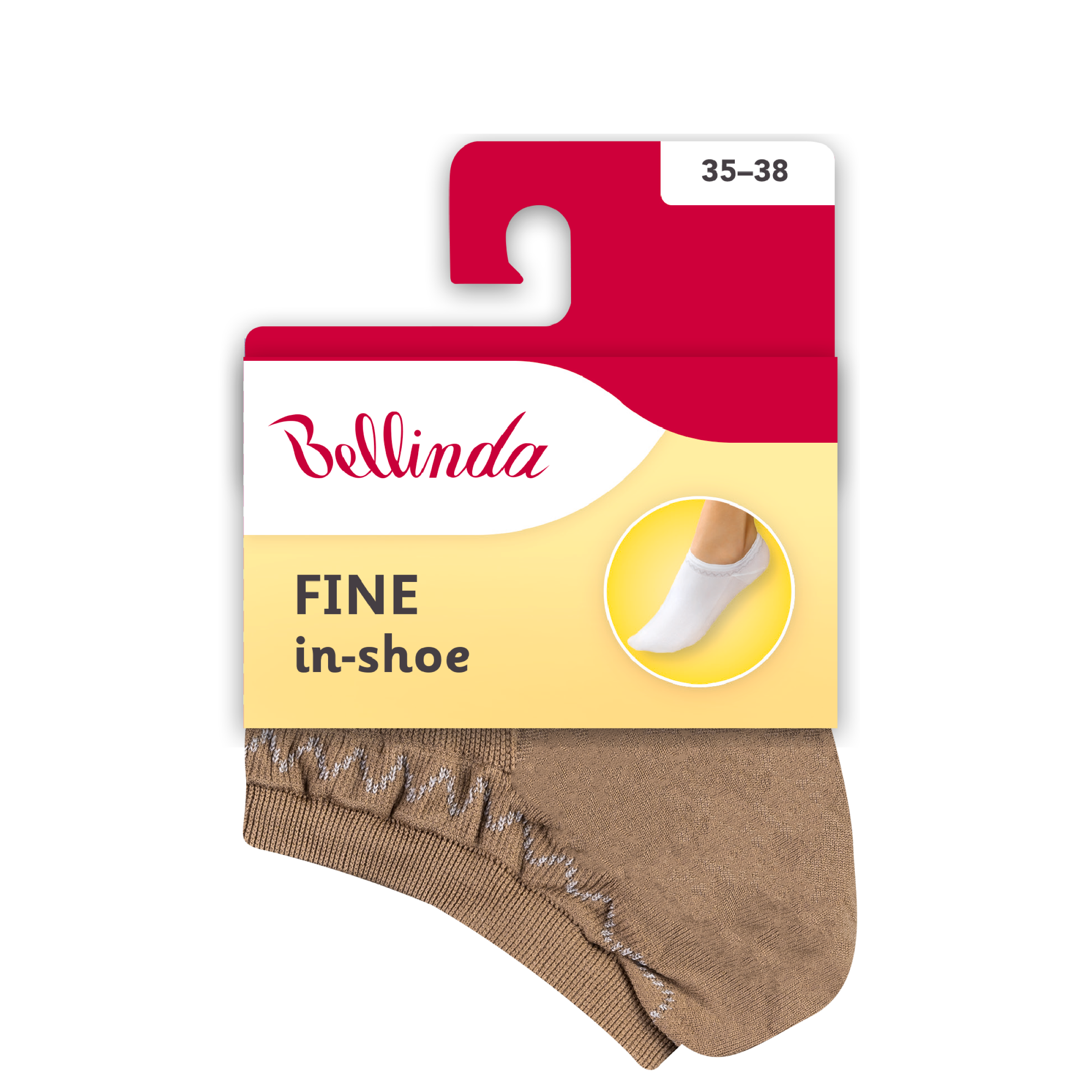 Dámské ponožky Fine in-shoe tělové 35/38