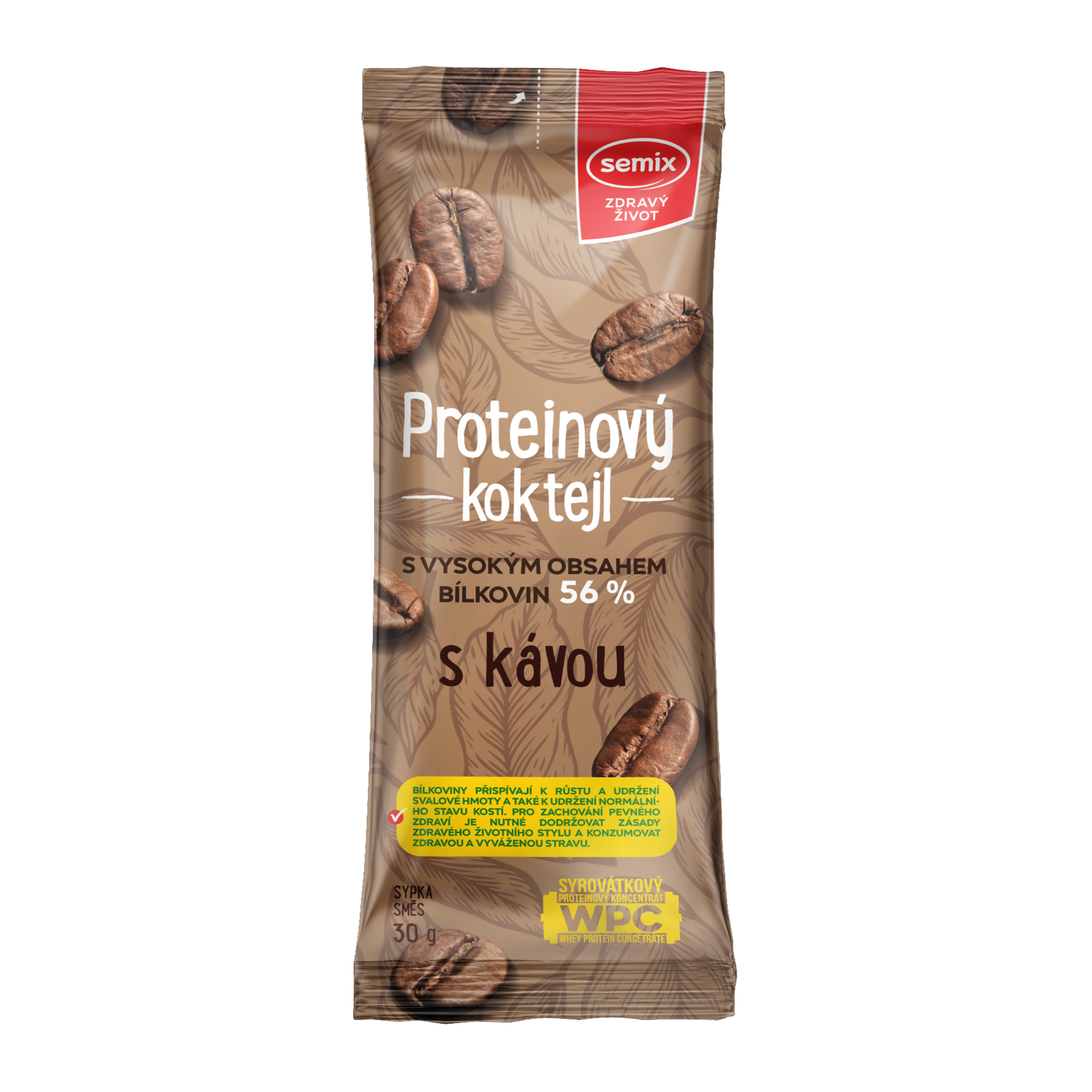 Proteinový koktejl s kávou