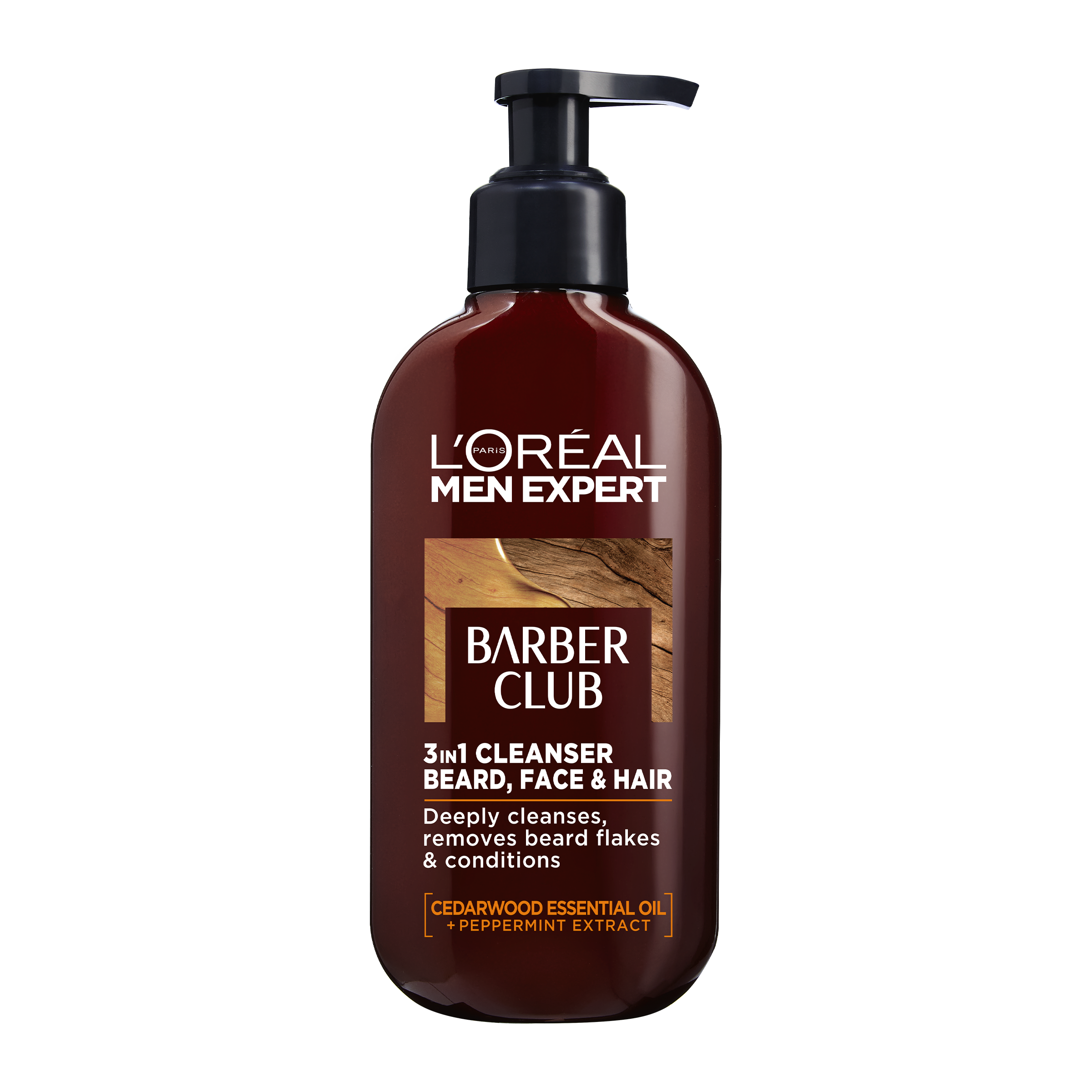 Mycí gel 3v1 Barber Club na tvář, tělo a vlasy