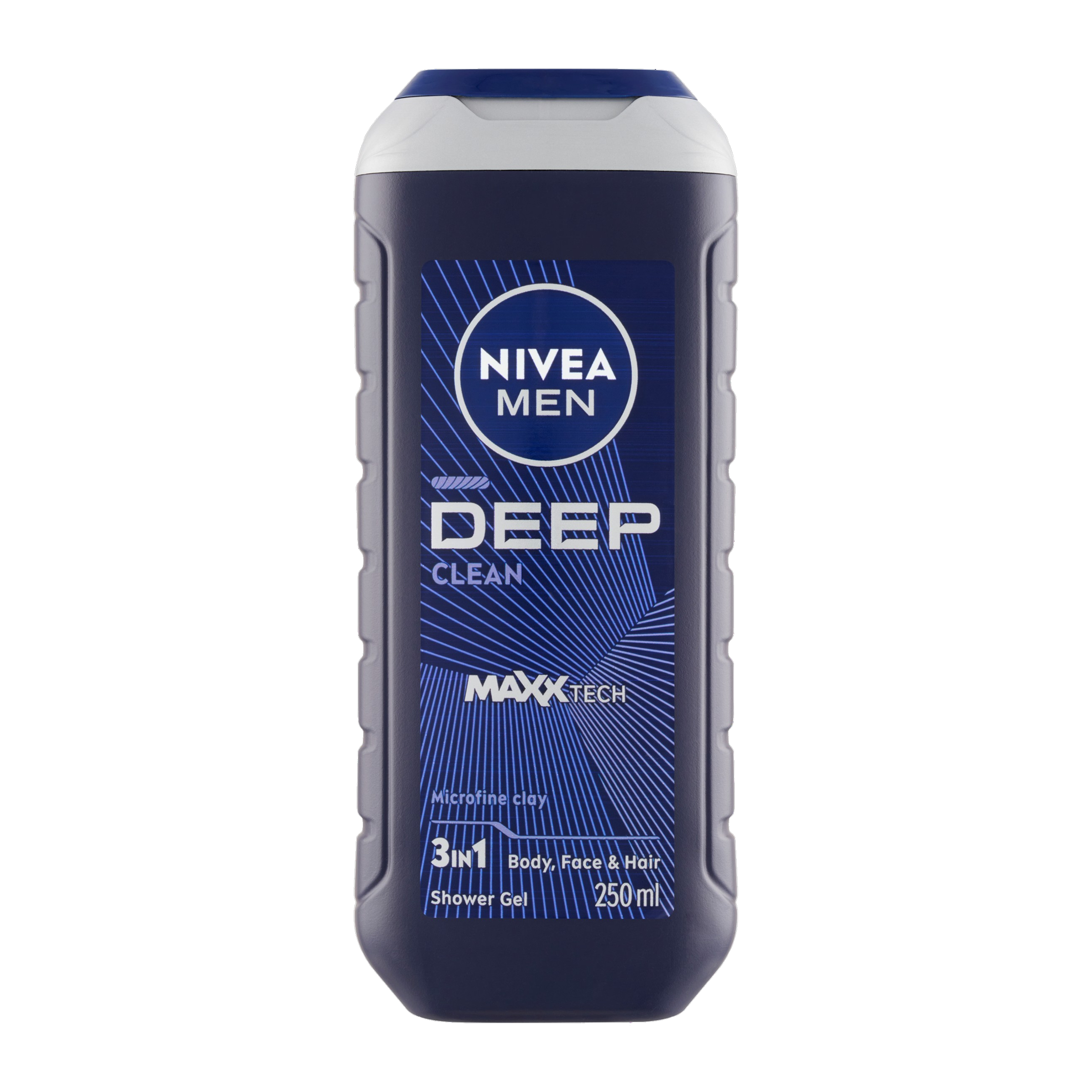 NIVEA Men Sprchový gel pro muže 3v1 Deep Clean 250 ml