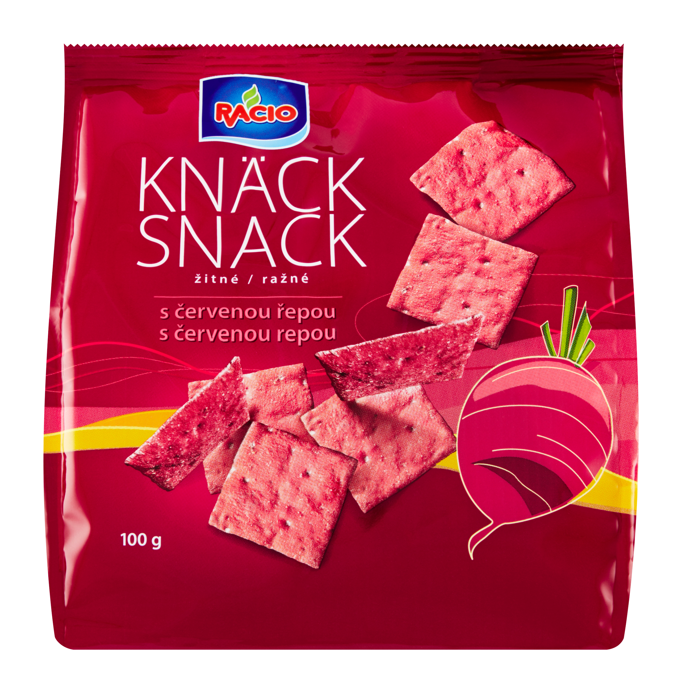 Knäck Snack žitné s červenou řepou