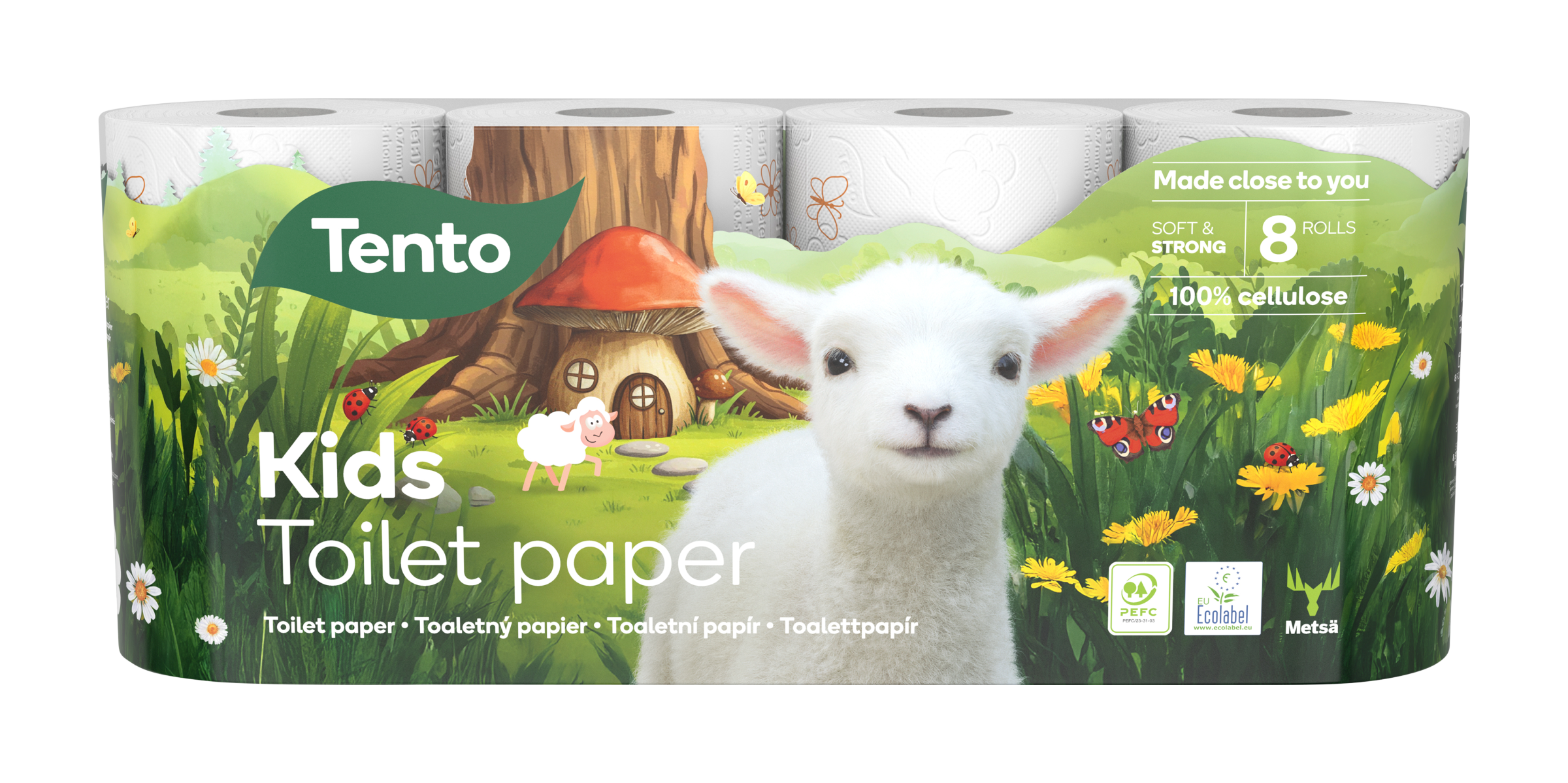 Toaletní papír Kids 3vrstvý, různé druhy