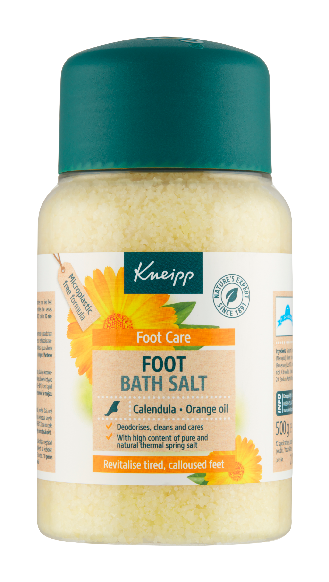 Sůl do koupele na chodidla